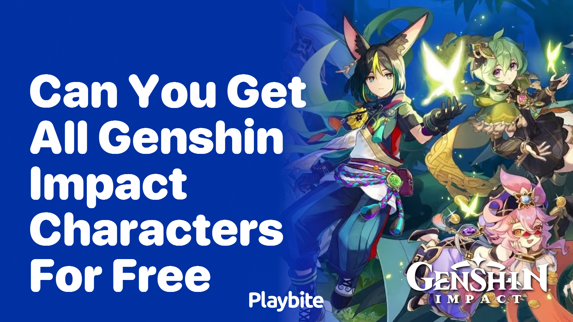 Can You Get All Genshin Impact Characters for Free?