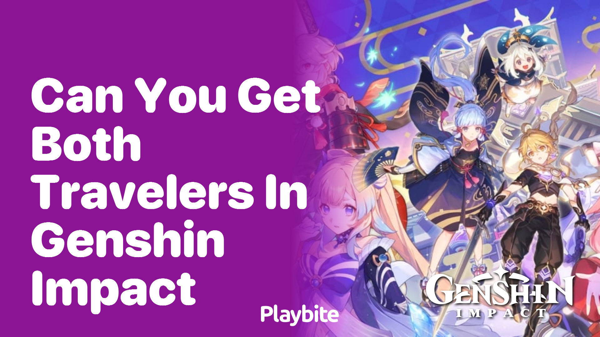 Can You Get Both Travelers in Genshin Impact?