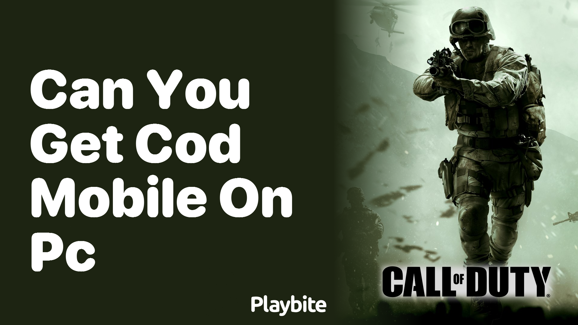 Can You Get COD Mobile on PC? Find Out Here!