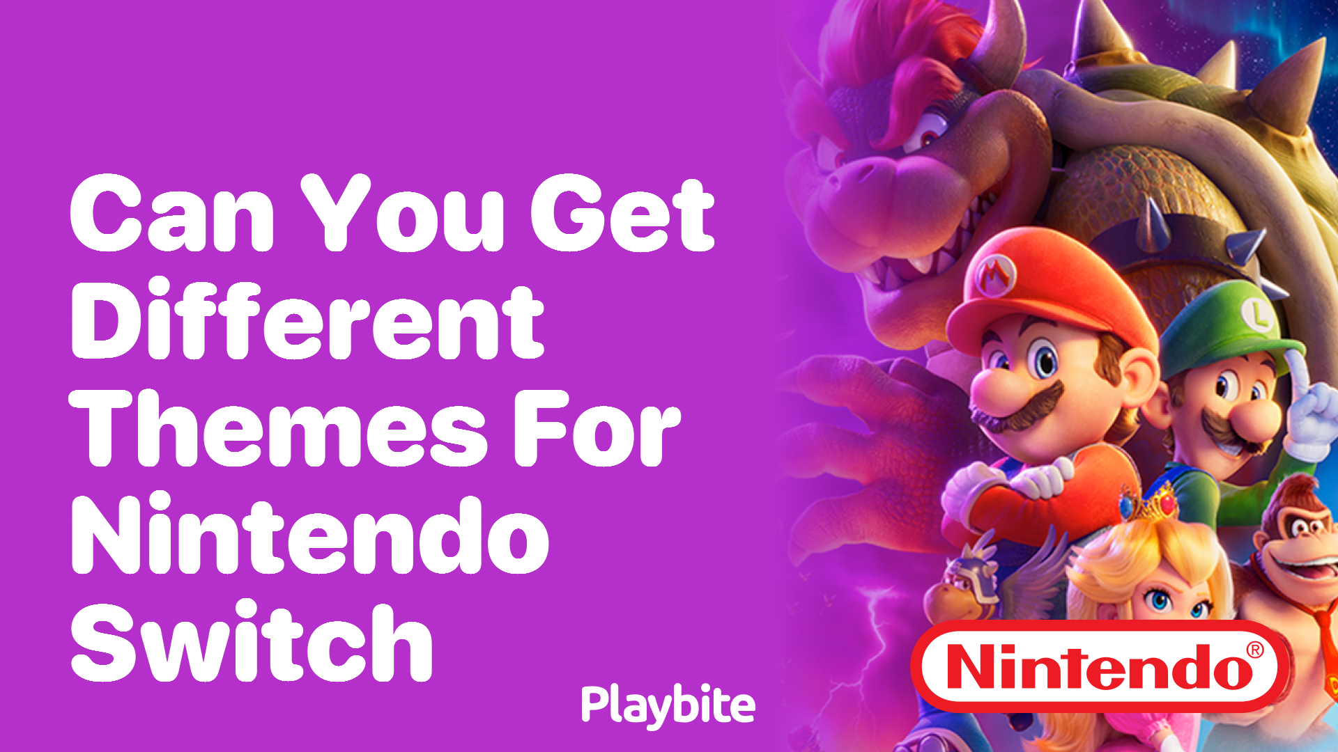 Can You Get Different Themes for Nintendo Switch?