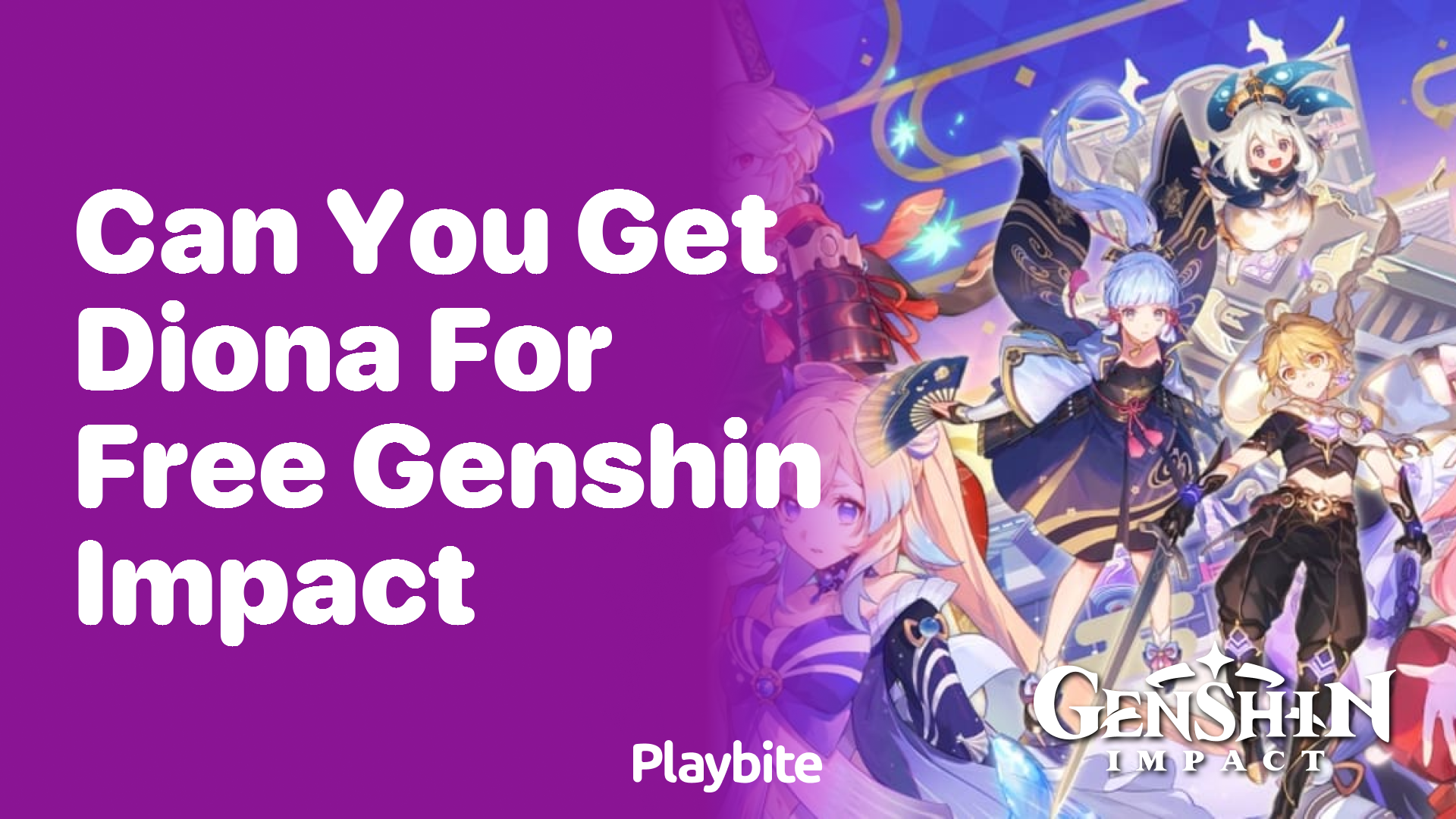 Can You Get Diona for Free in Genshin Impact?