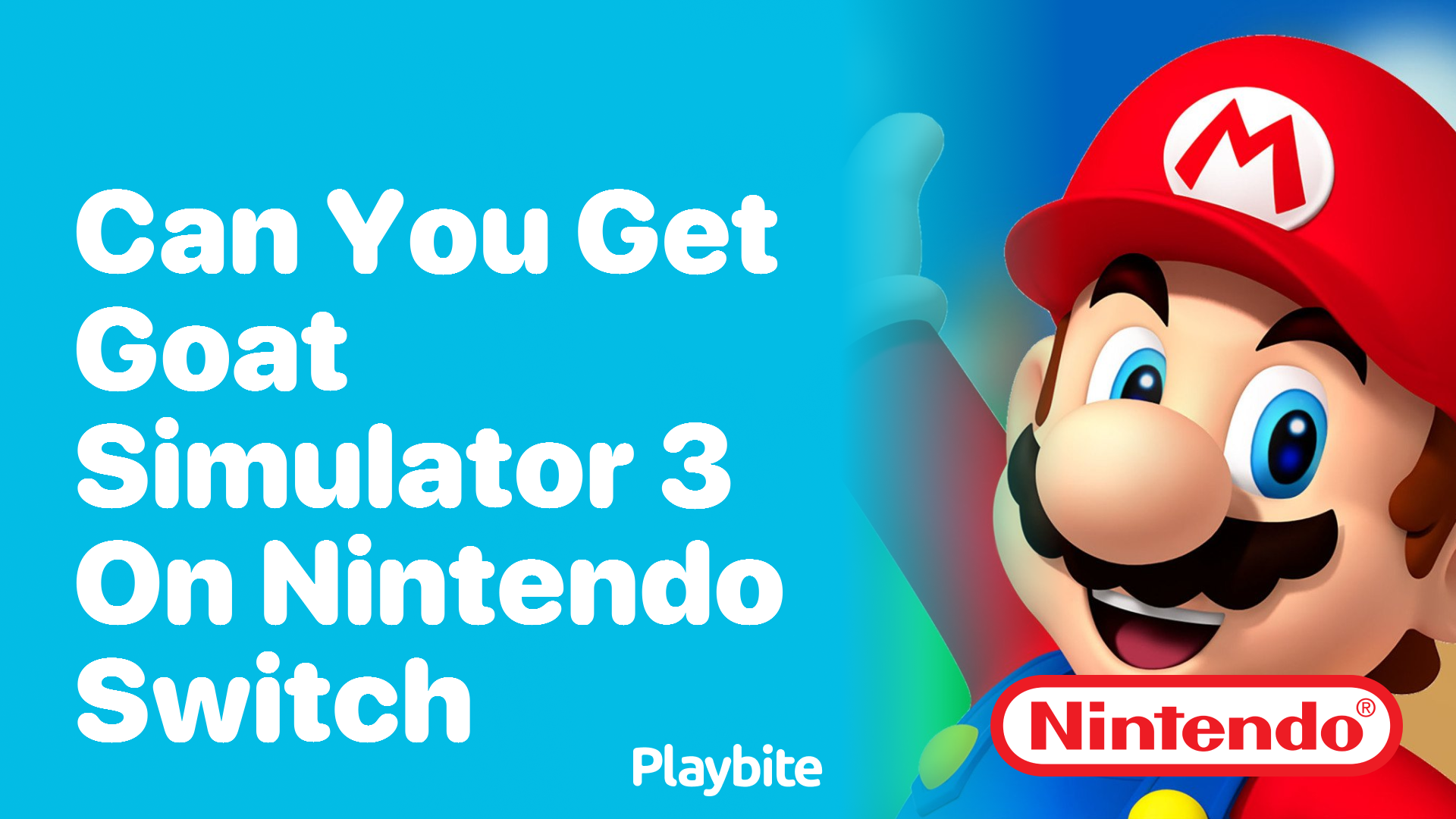 Can You Get Goat Simulator 3 on Nintendo Switch?