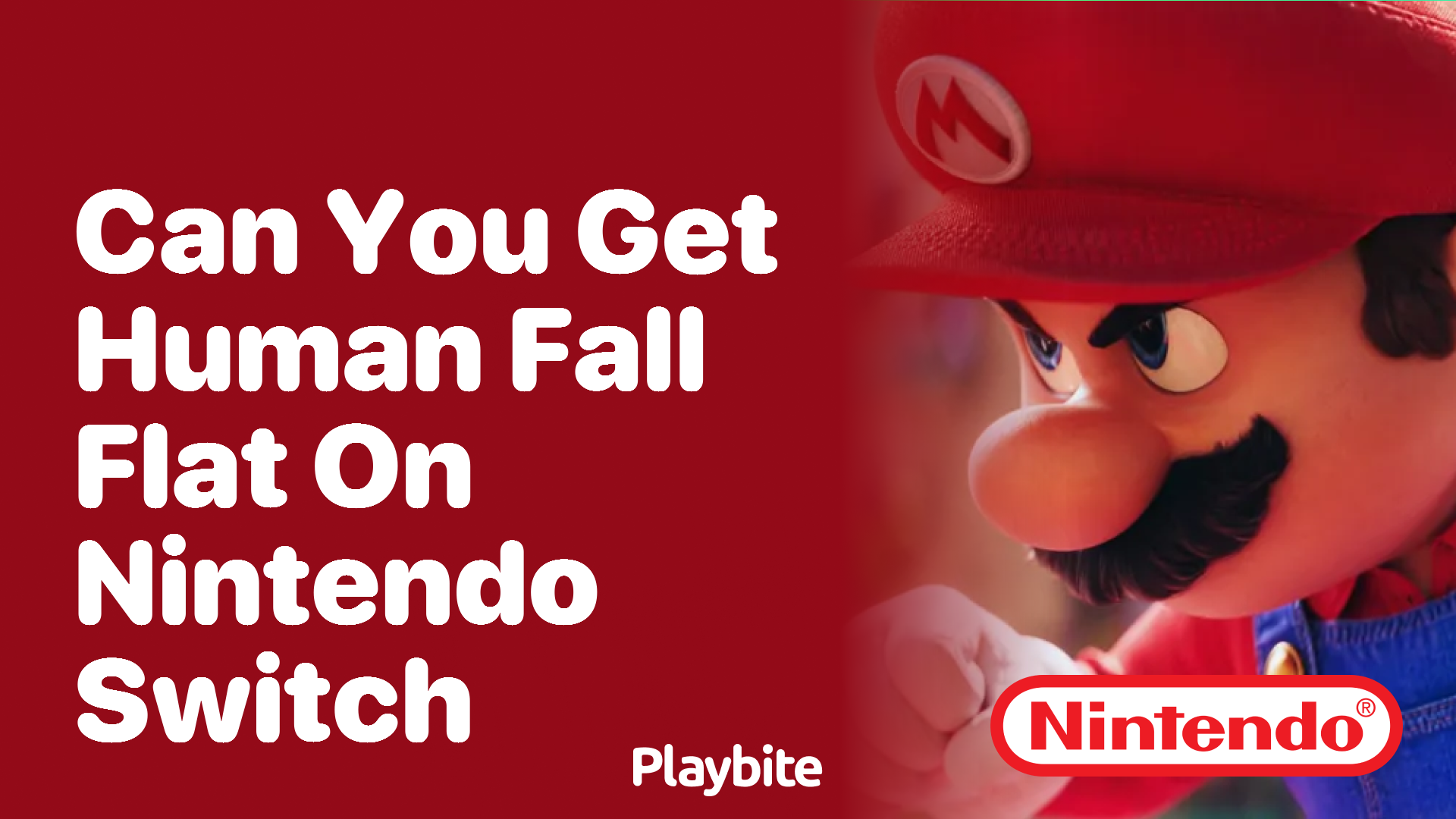 Can You Get Human: Fall Flat on Nintendo Switch?