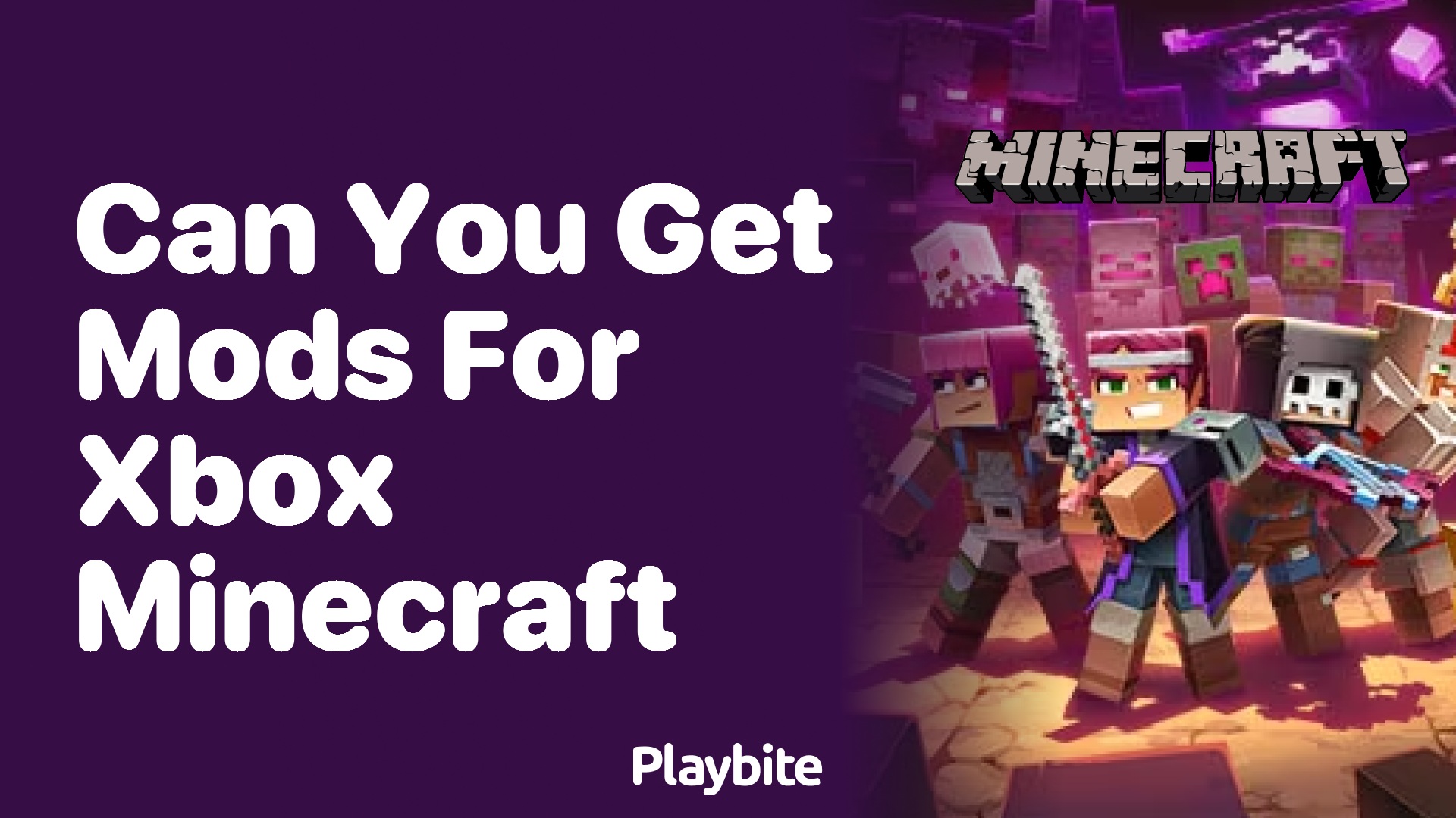 Can You Get Mods for Xbox Minecraft?