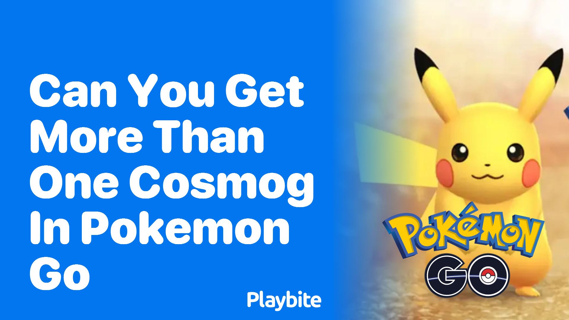 Can You Get More Than One Cosmog in Pokemon GO?