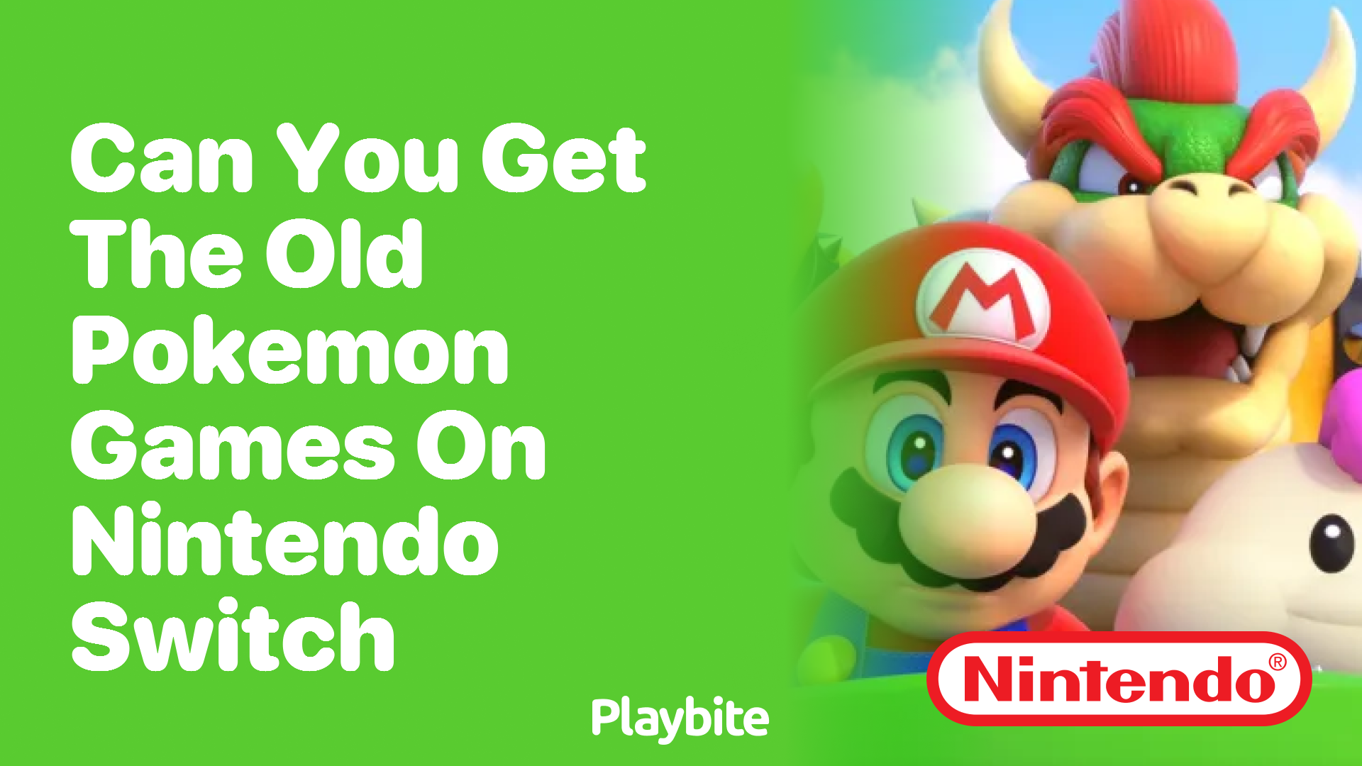 Can You Get the Old Pokemon Games on Nintendo Switch?