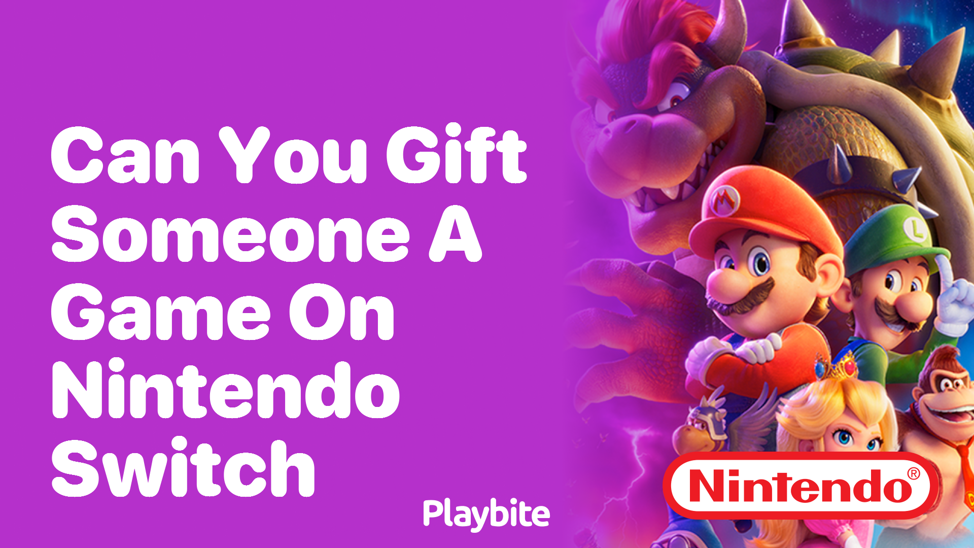 Can You Gift Someone a Game on Nintendo Switch?