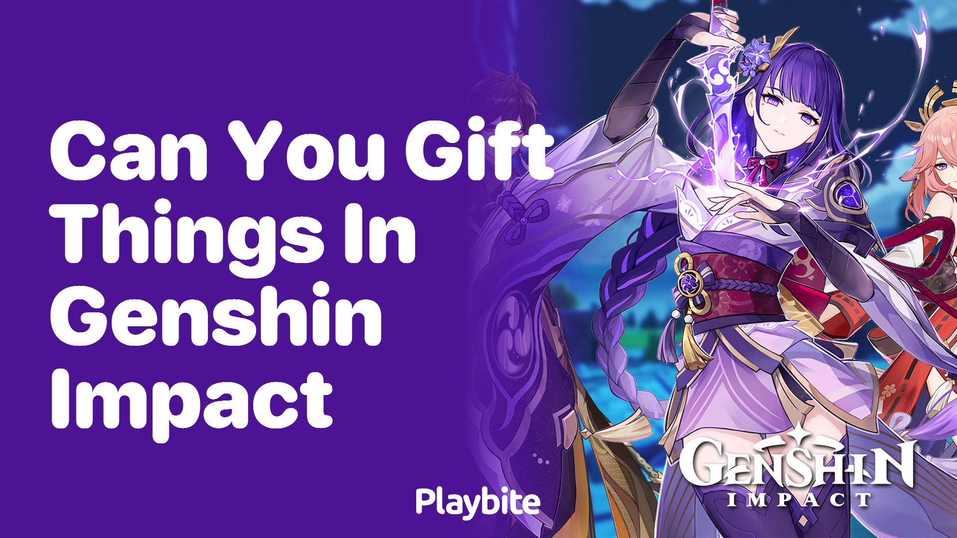 Can You Gift Things in Genshin Impact?