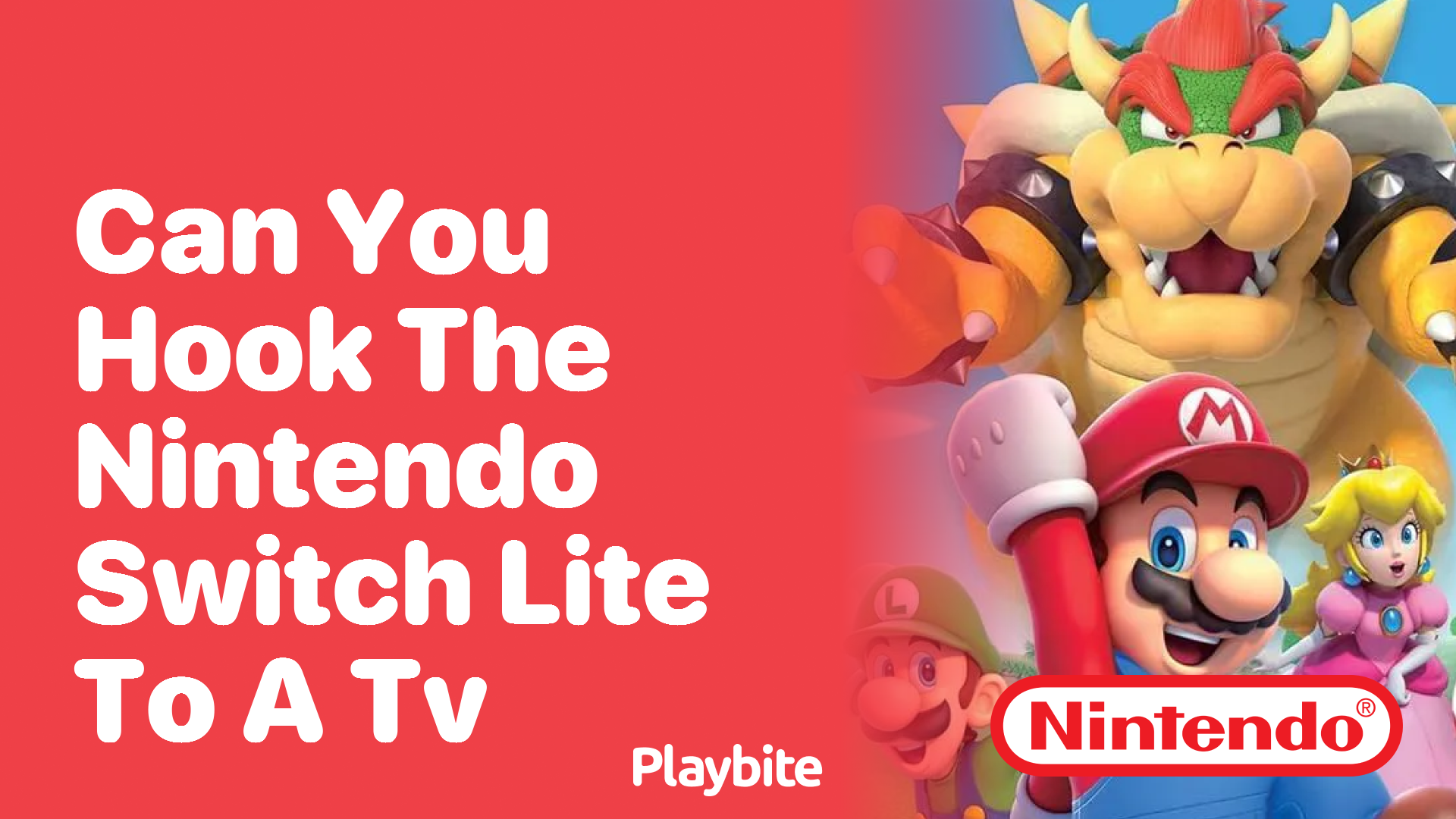 Can You Hook the Nintendo Switch Lite to a TV?
