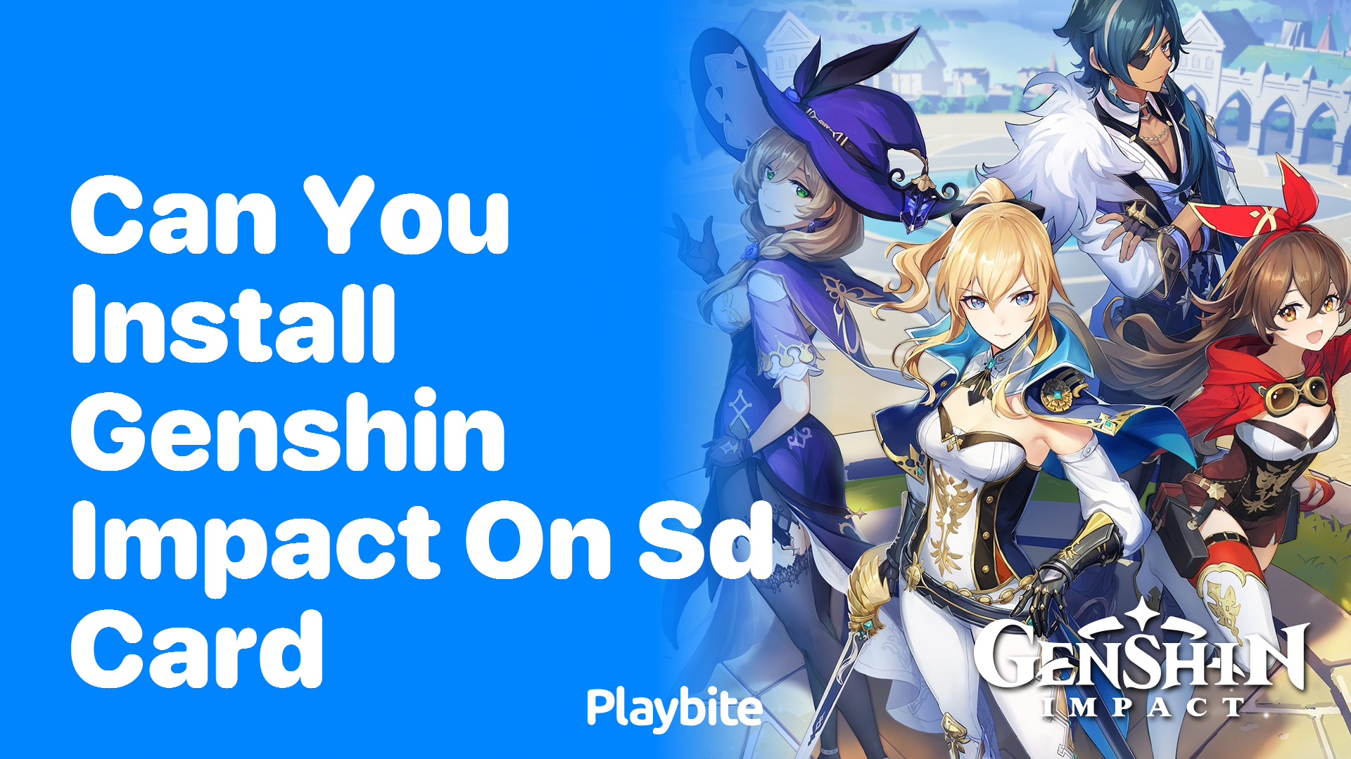 Can You Install Genshin Impact on an SD Card?