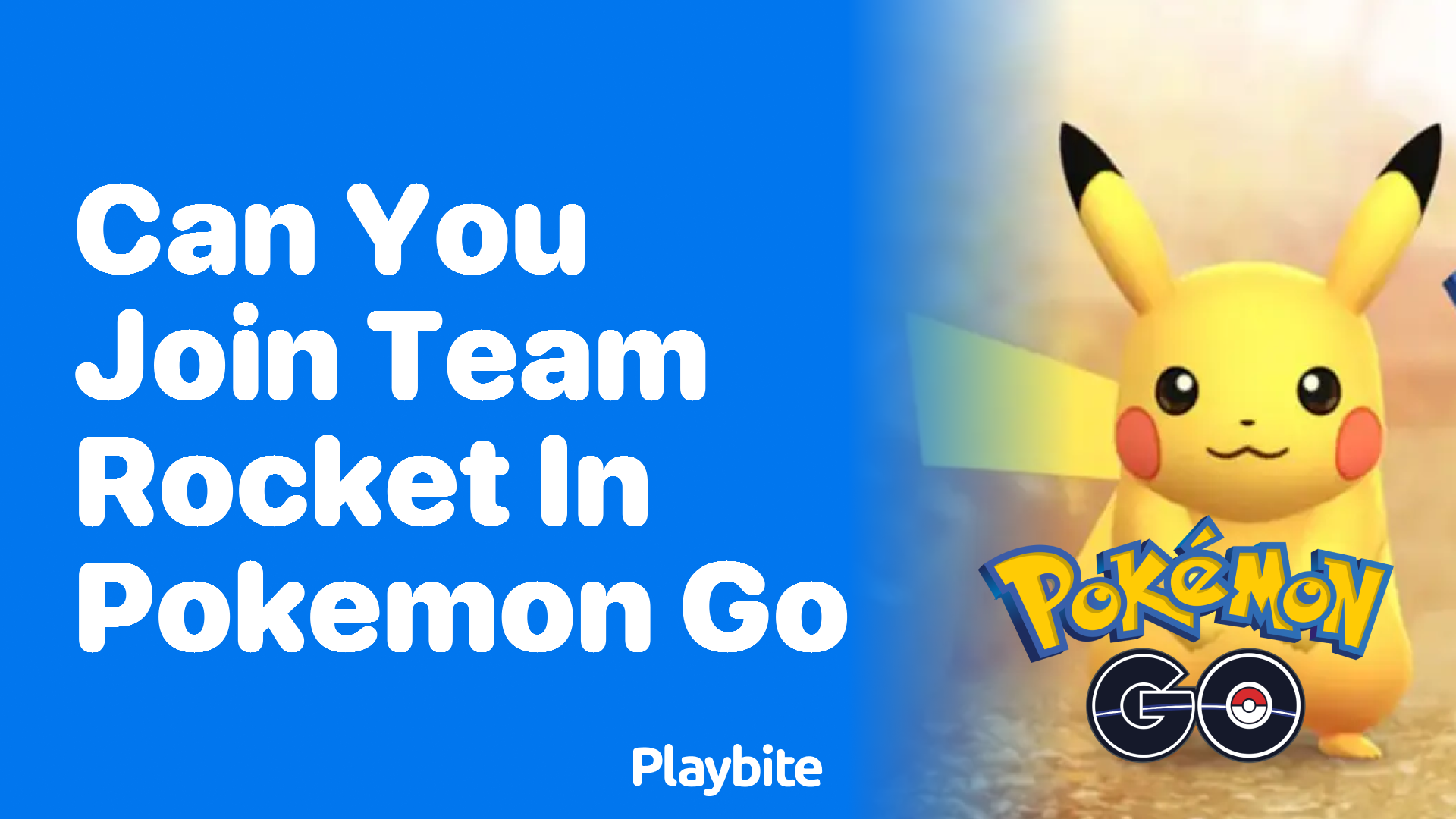 Can You Join Team Rocket in Pokemon GO?