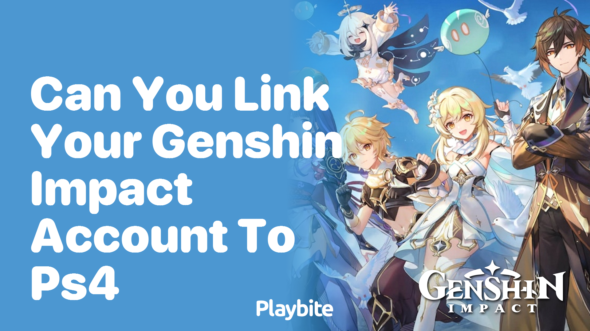 Can You Link Your Genshin Impact Account to PS4?