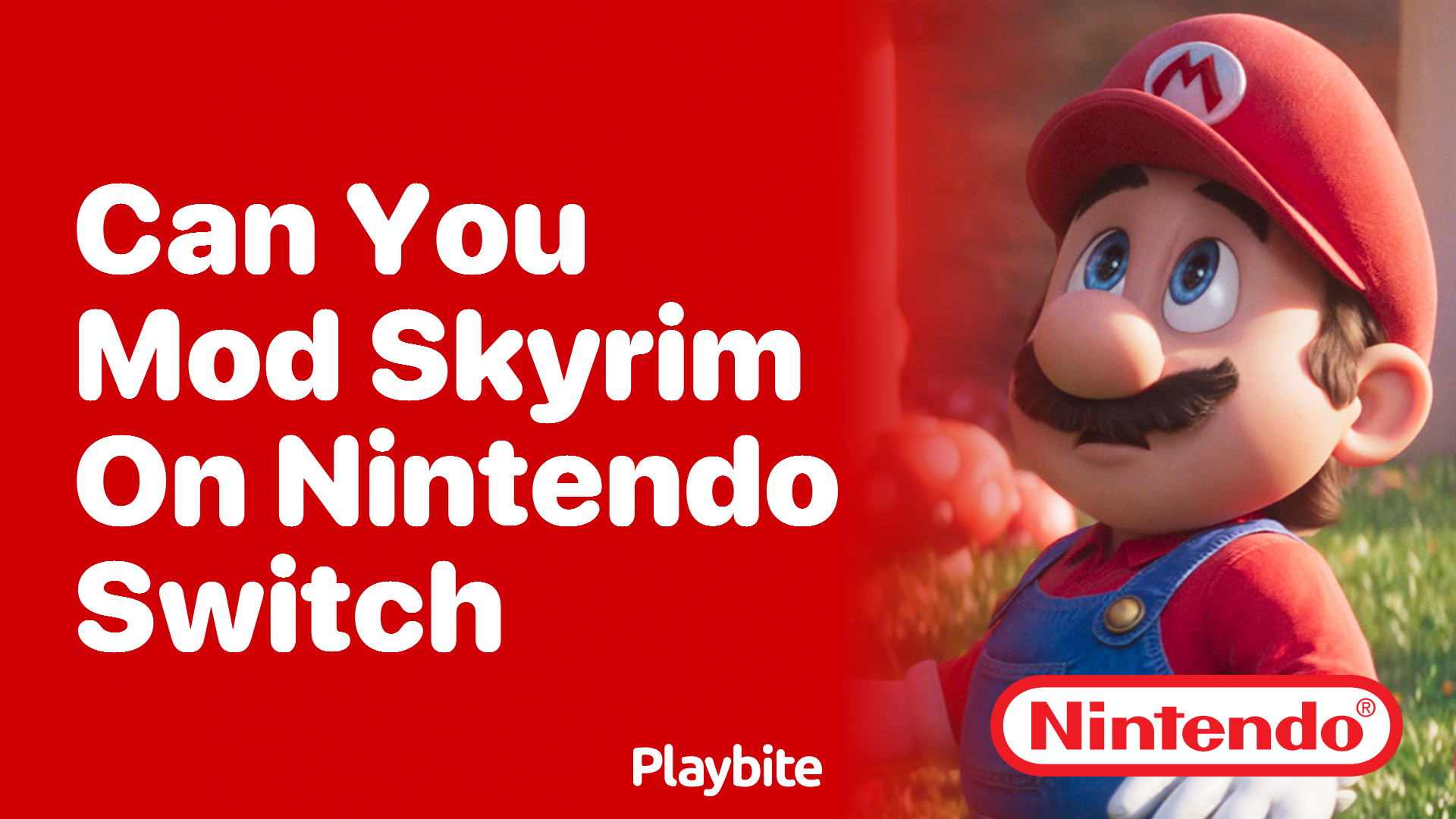Can You Mod Skyrim on Nintendo Switch?