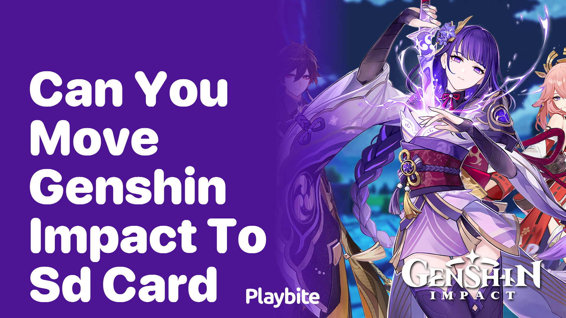 Can You Move Genshin Impact to an SD Card?