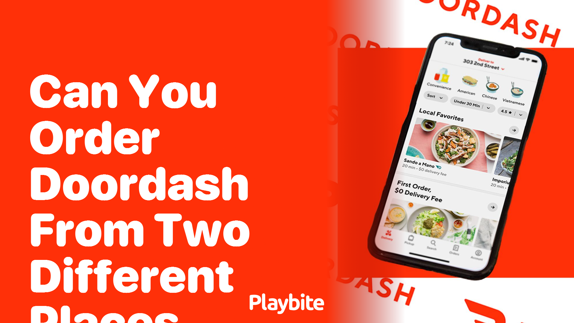 Can You Order DoorDash From Two Different Places?