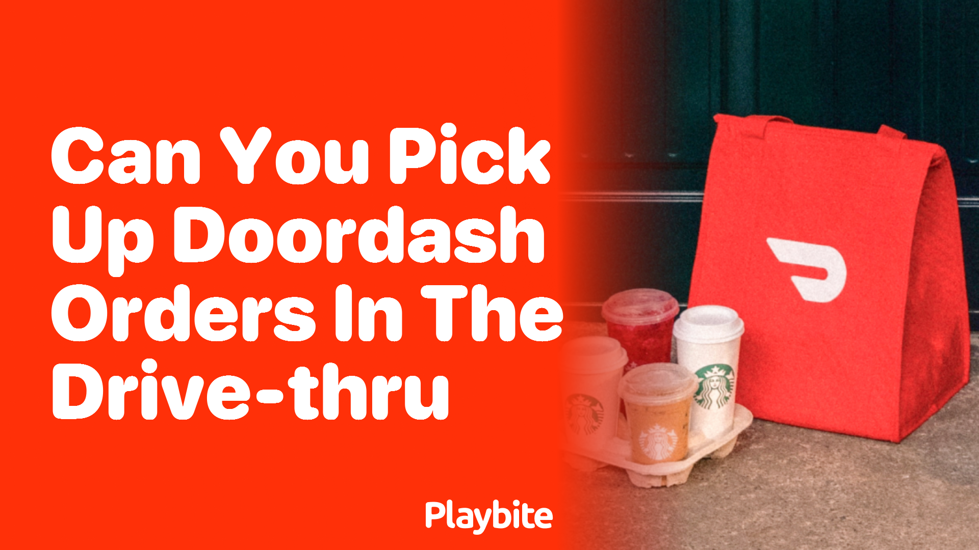 Can You Pick Up DoorDash Orders in the Drive-Thru?