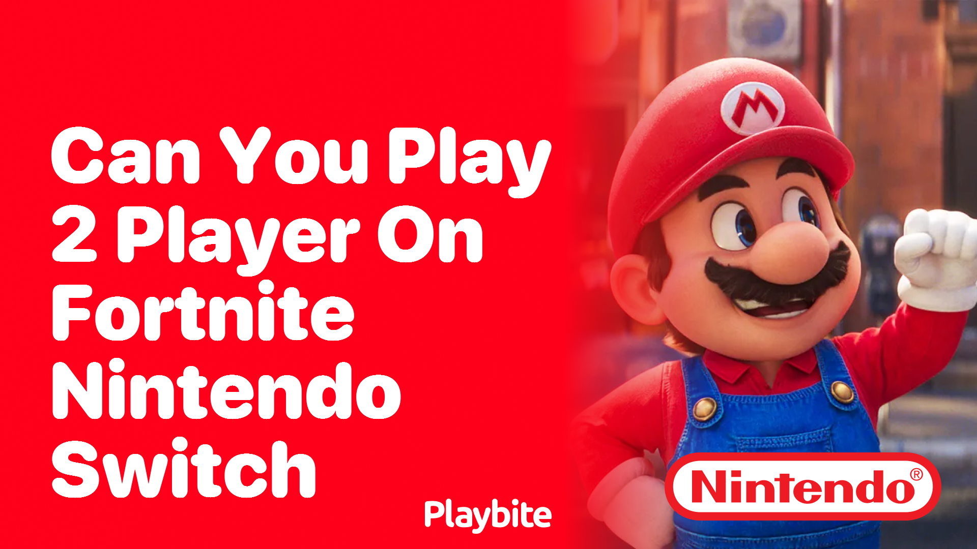 Can You Play 2 Player on Fortnite Nintendo Switch?