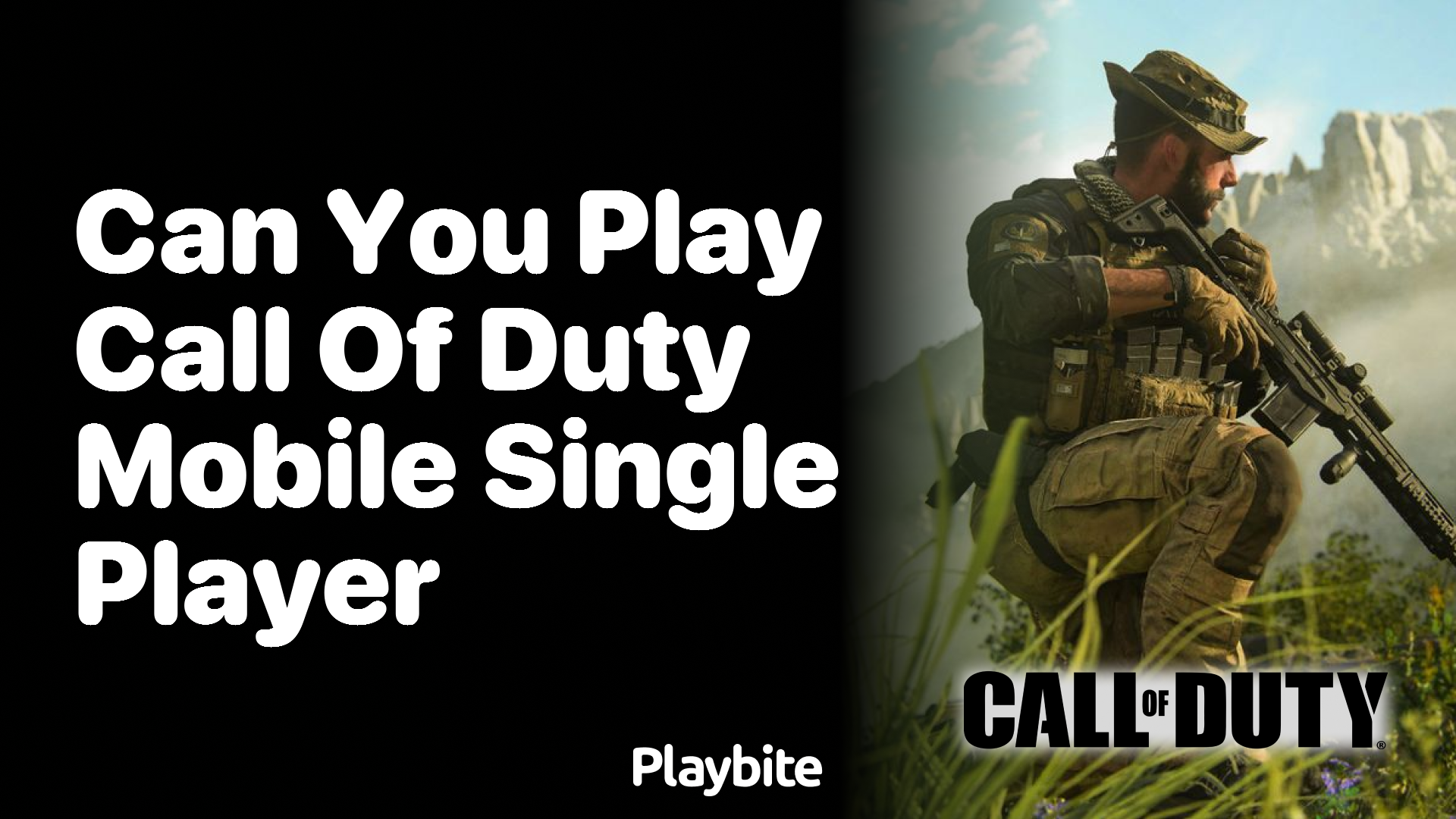 Can You Play Call of Duty Mobile Single Player?