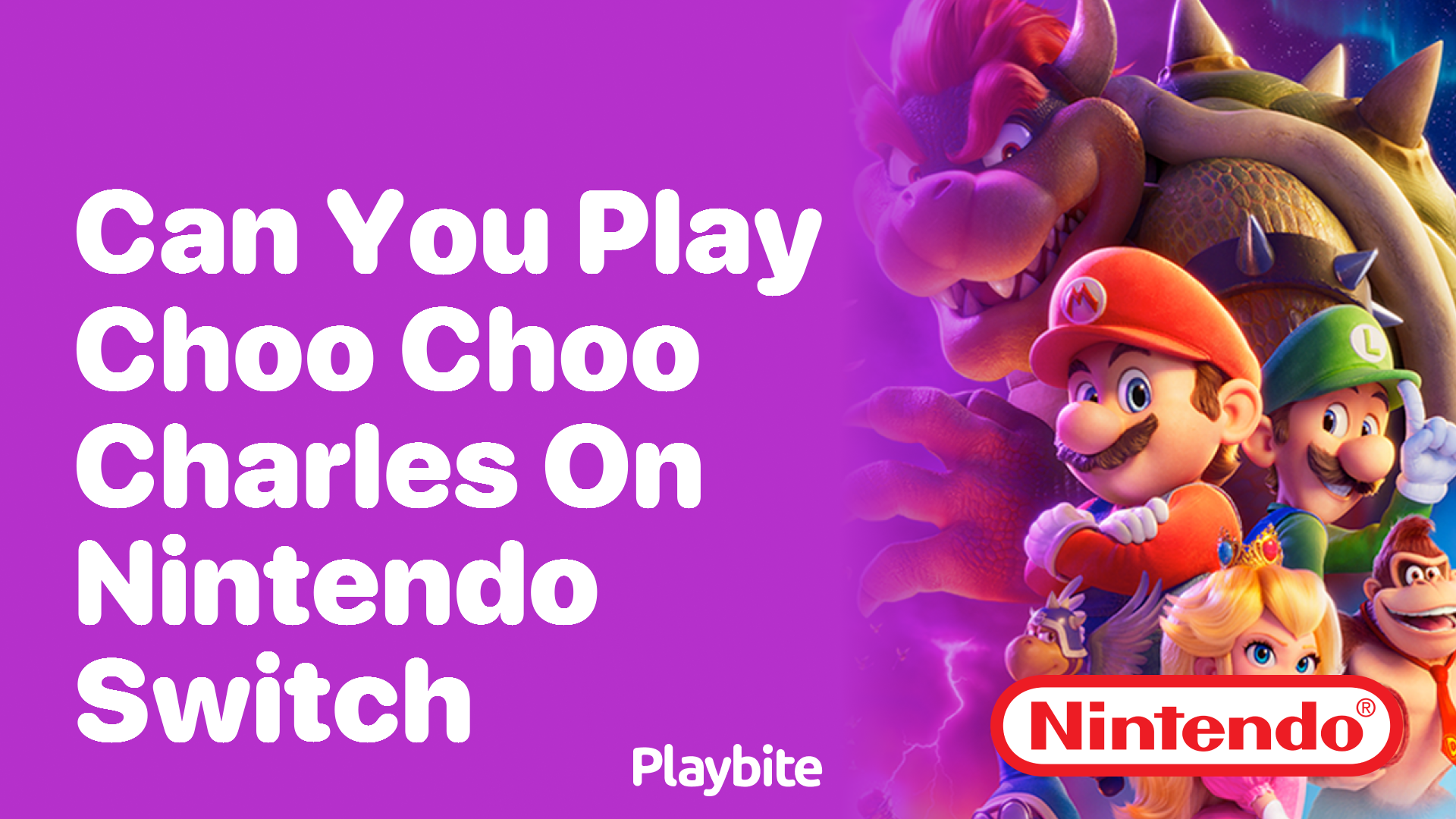 Can You Play Choo Choo Charles on Nintendo Switch?
