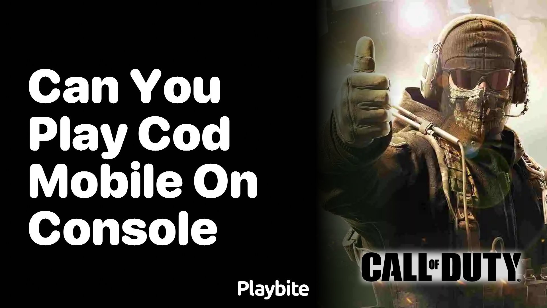 Can You Play COD Mobile on Console?