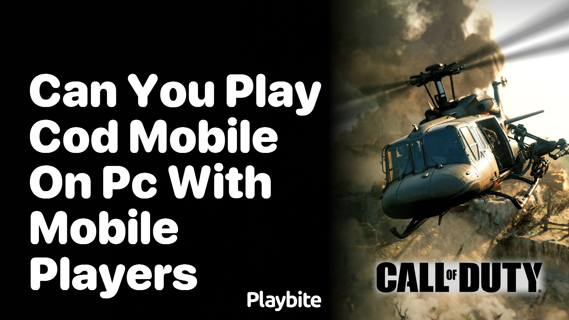 Can You Play COD Mobile on PC with Mobile Players?