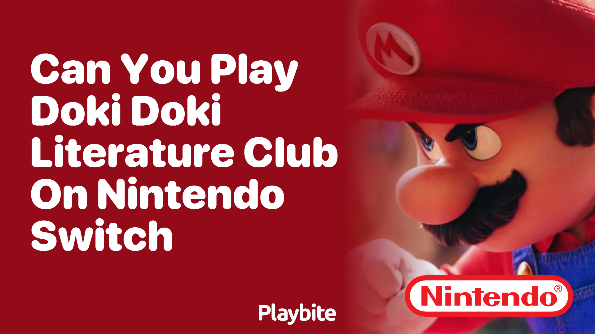 Can You Play Doki Doki Literature Club on Nintendo Switch?