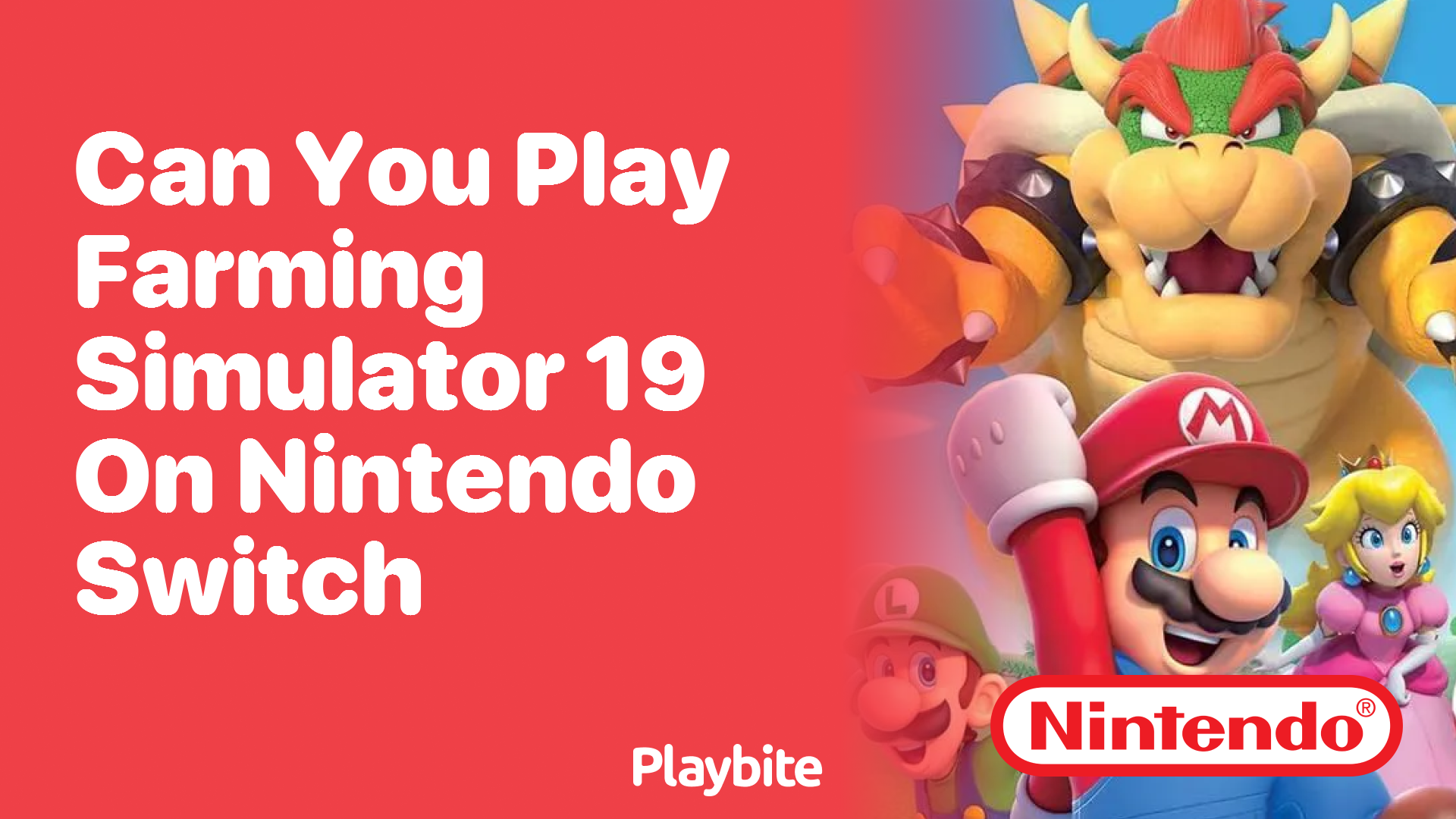 Can You Play Farming Simulator 19 on Nintendo Switch?
