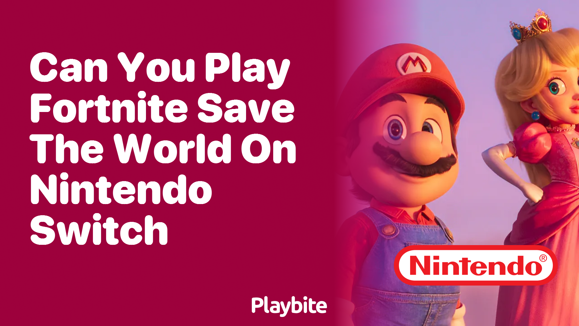 Can You Play Fortnite Save the World on Nintendo Switch?