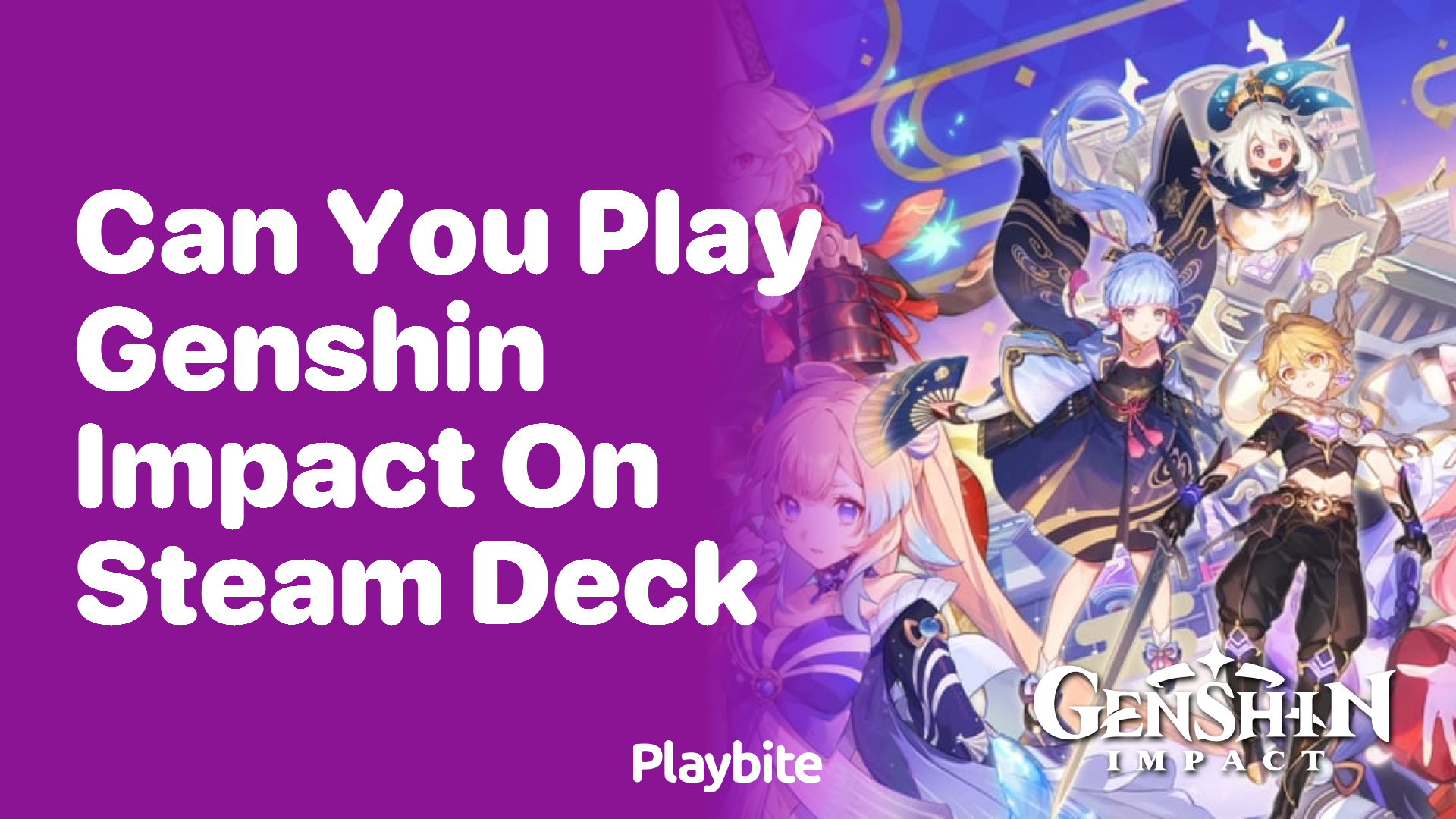 Can You Play Genshin Impact on Steam Deck?
