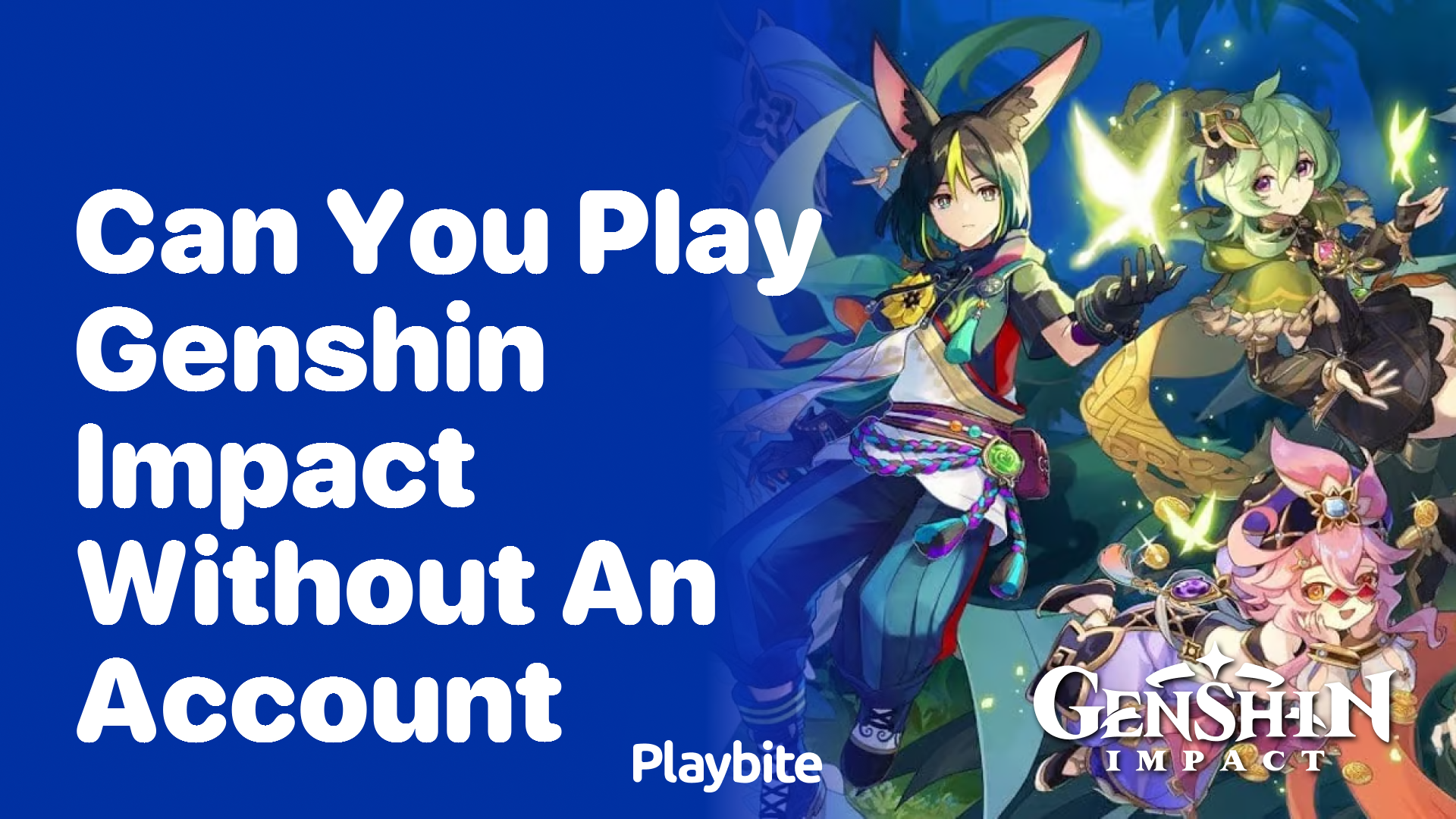 Can You Play Genshin Impact Without an Account?