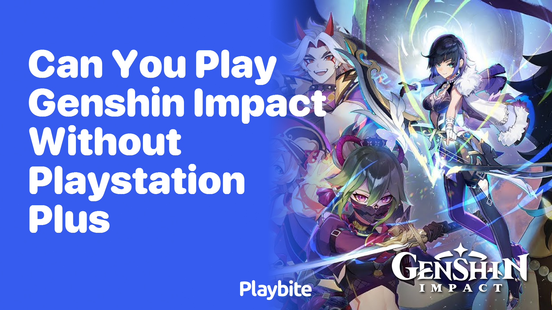 Can You Play Genshin Impact Without PlayStation Plus?