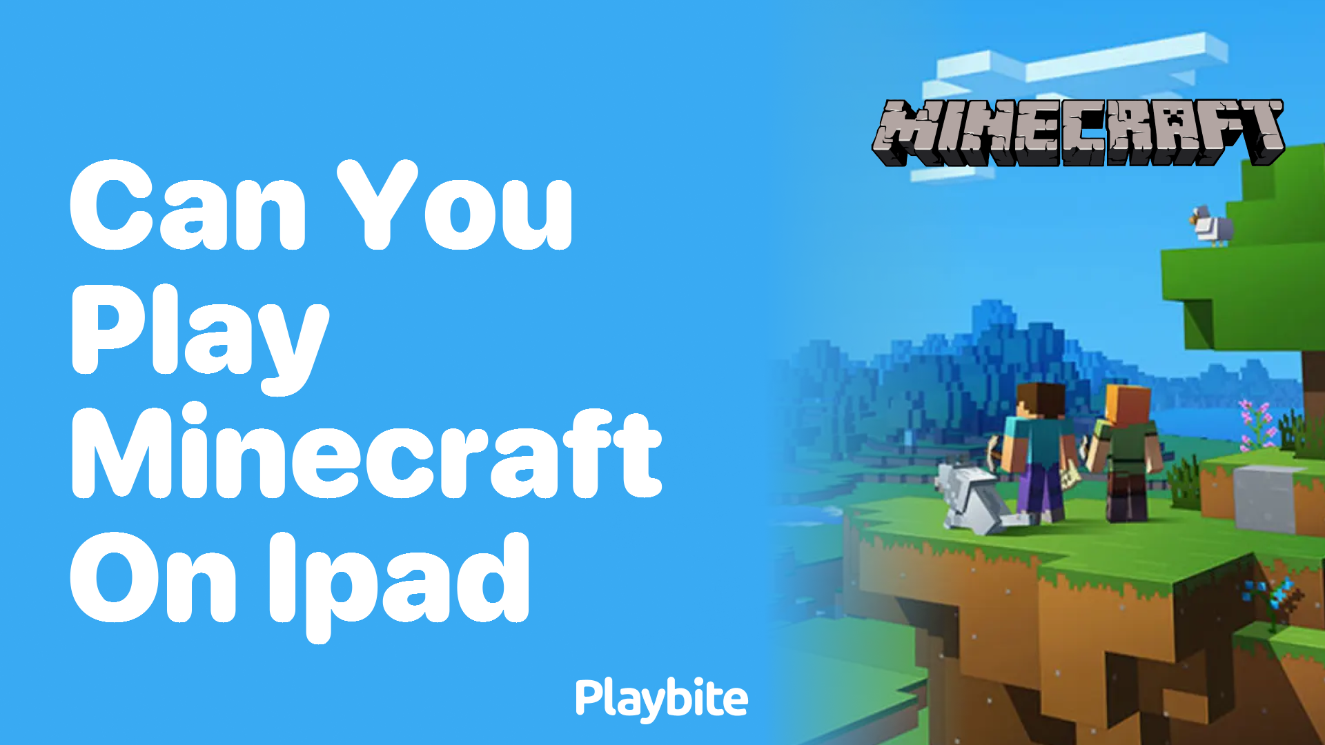 Can You Play Minecraft on an iPad?