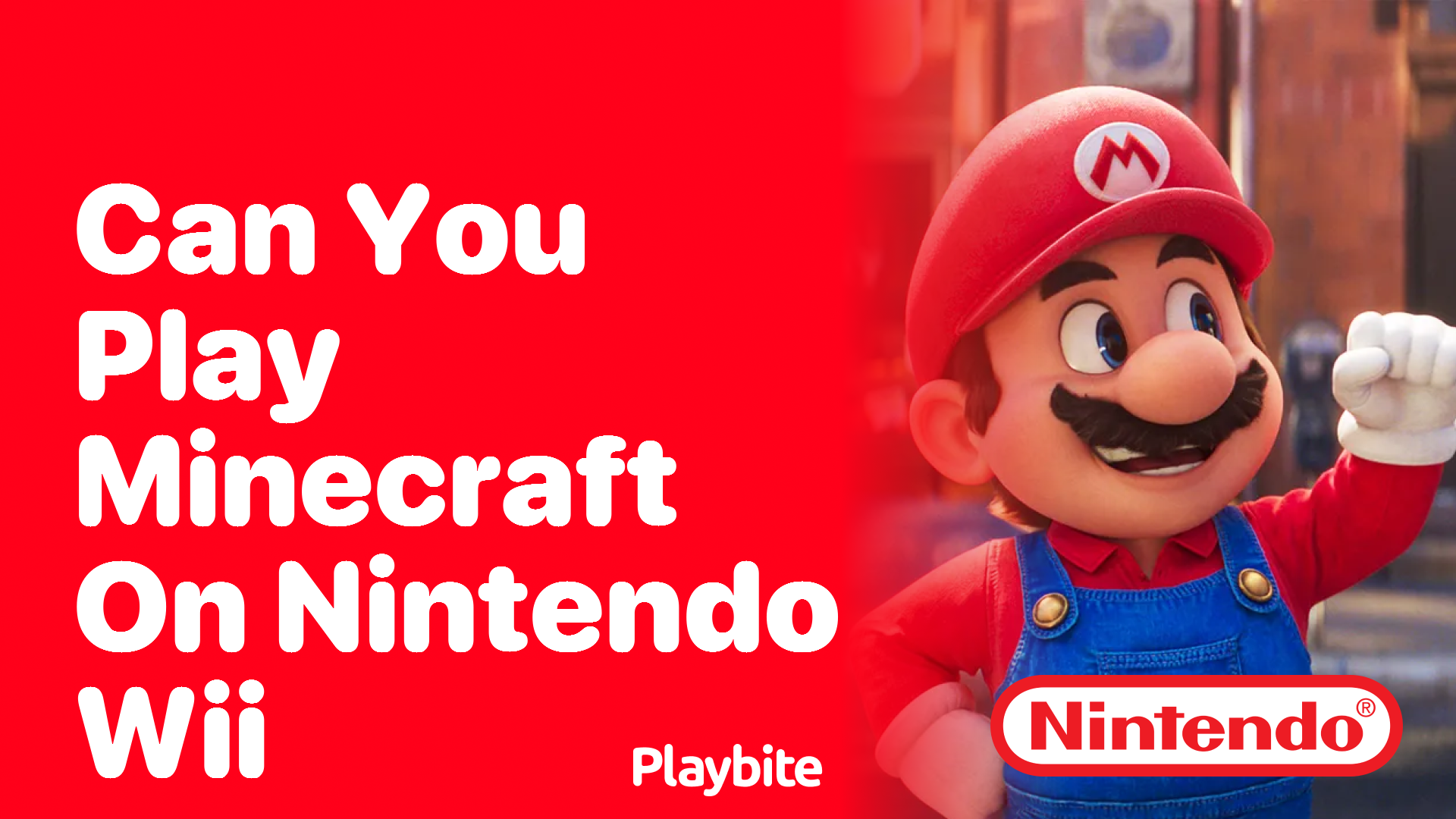 Can You Play Minecraft on Nintendo Wii?