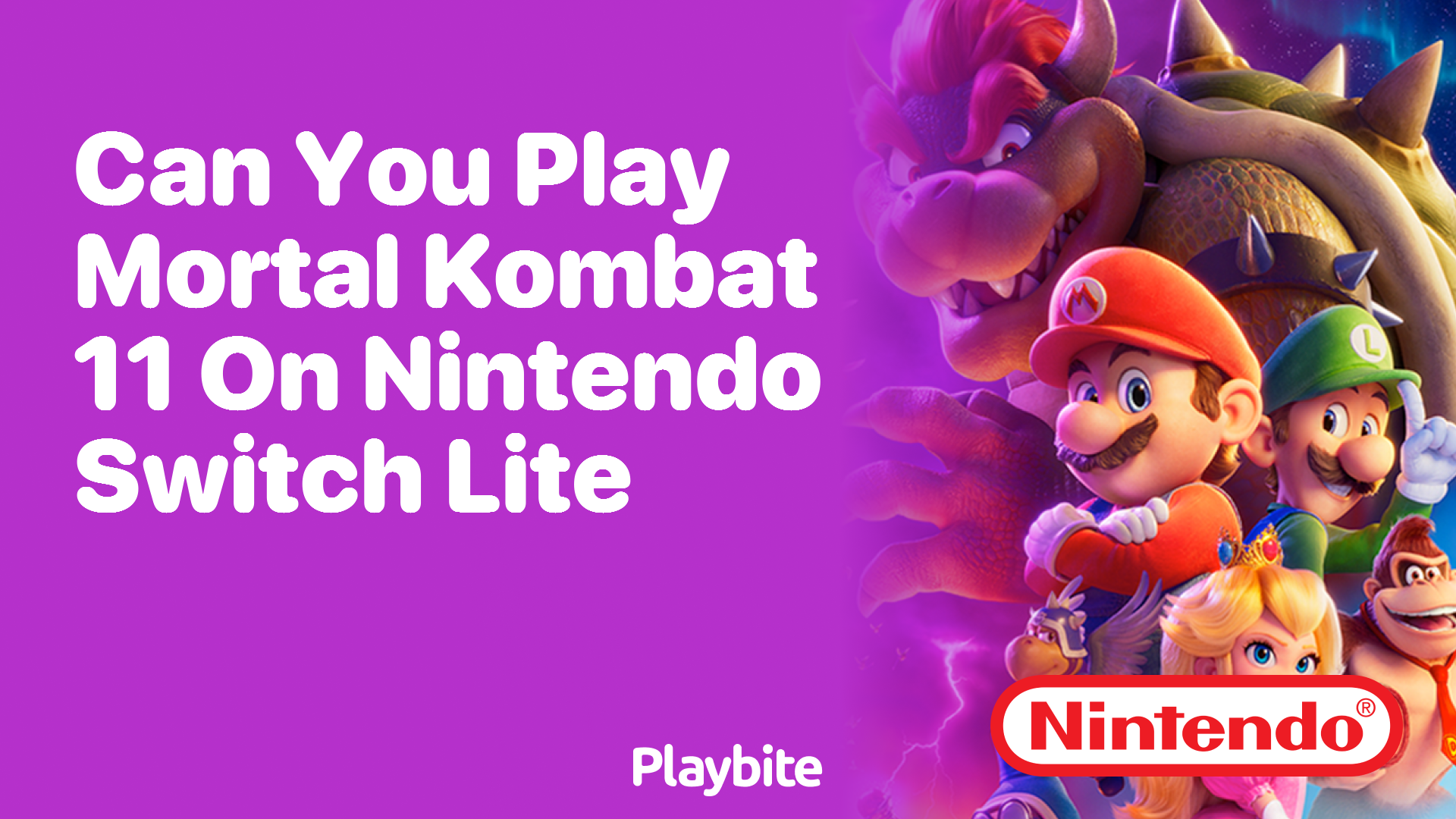 Can You Play Mortal Kombat 11 on Nintendo Switch Lite?