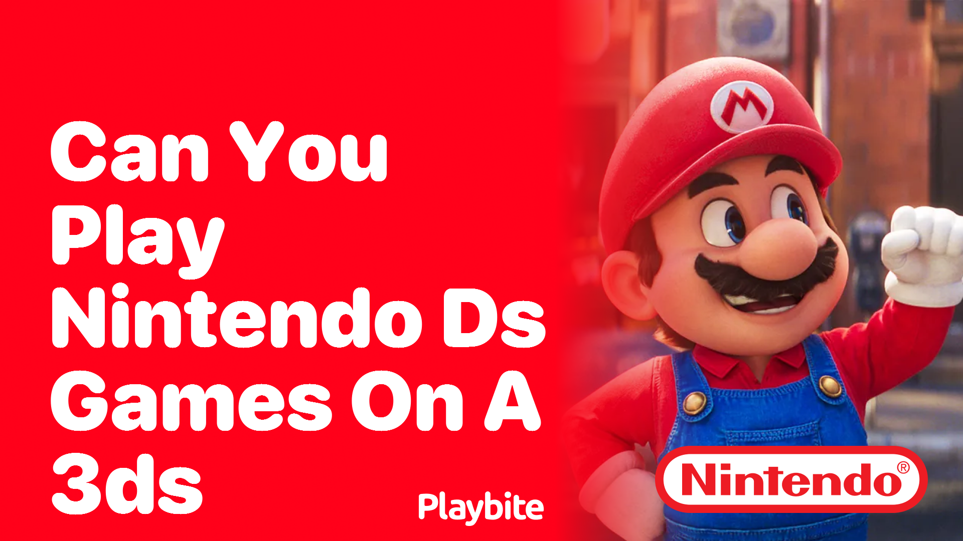 Can You Play Nintendo DS Games on a 3DS?