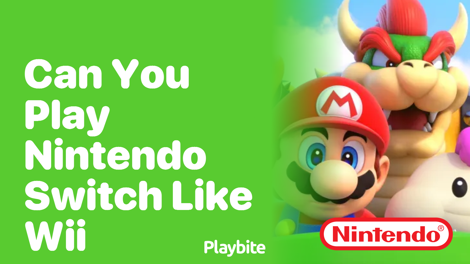 Can You Play Nintendo Switch Like Wii?