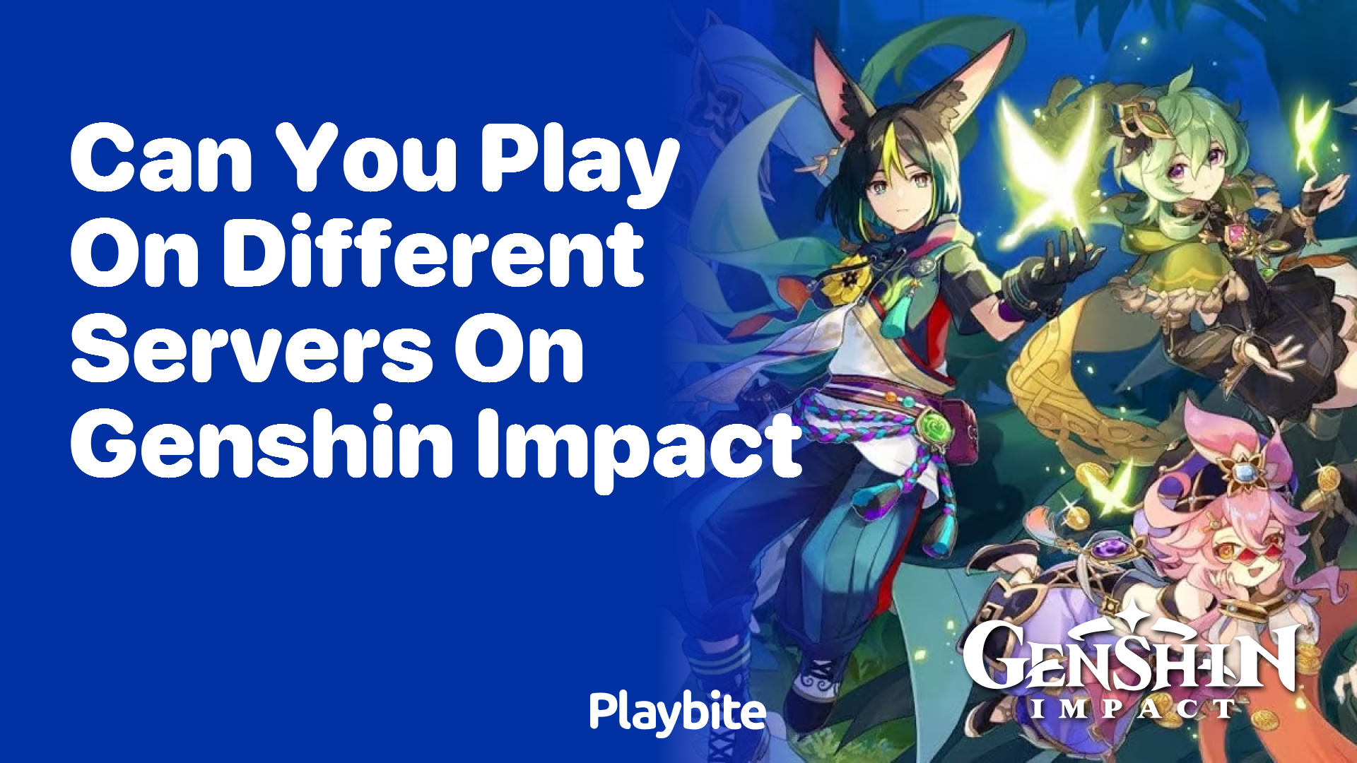 Can You Play on Different Servers on Genshin Impact?