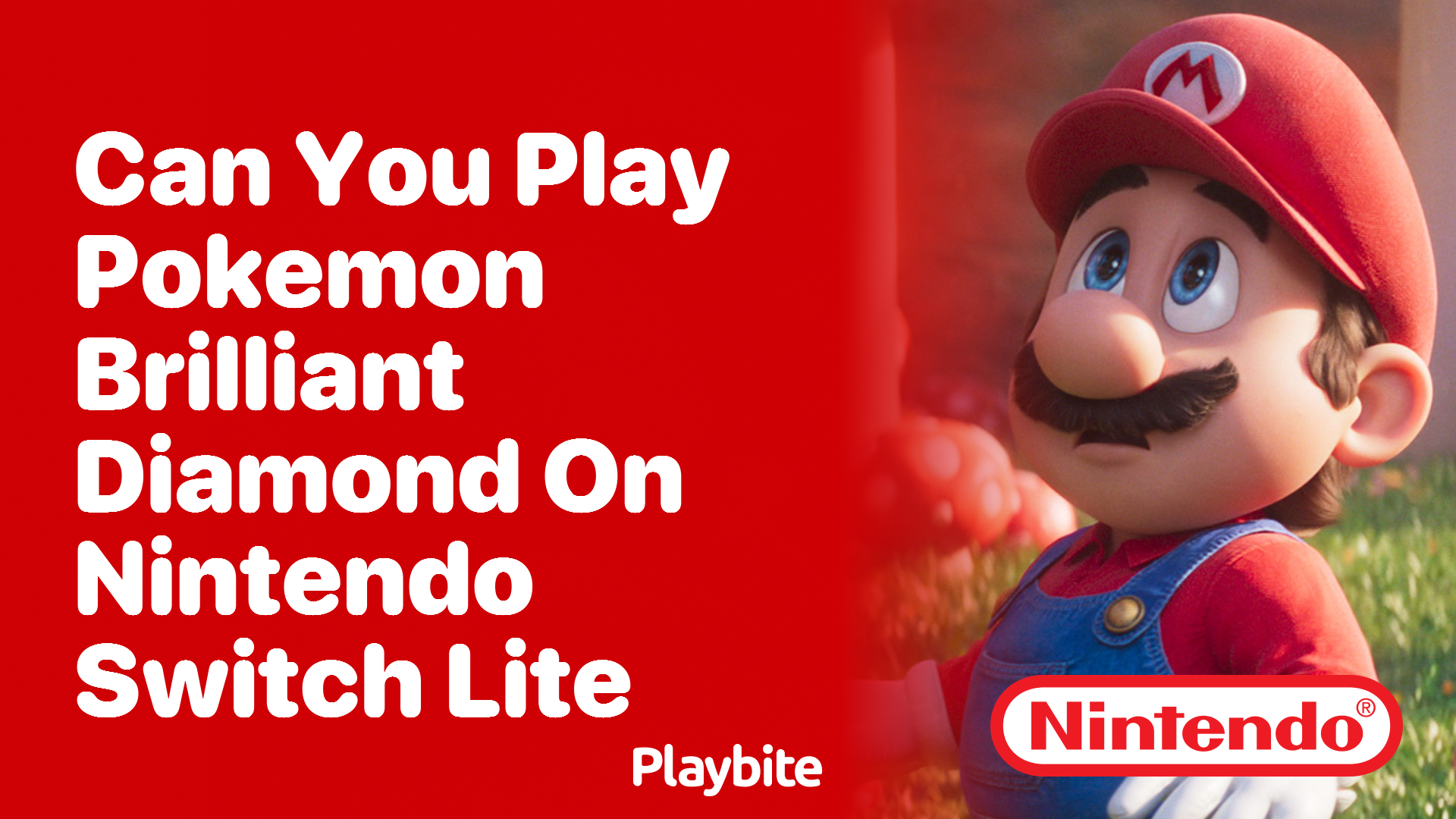 Can You Play Pokemon Brilliant Diamond on Nintendo Switch Lite?