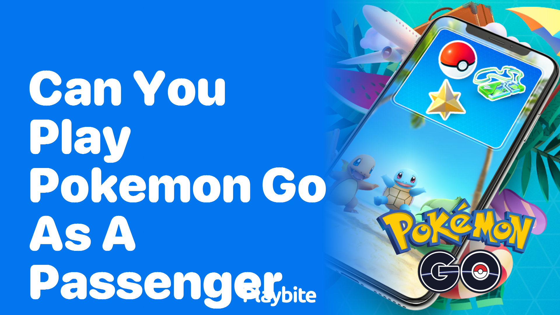 Can You Play Pokemon GO as a Passenger?