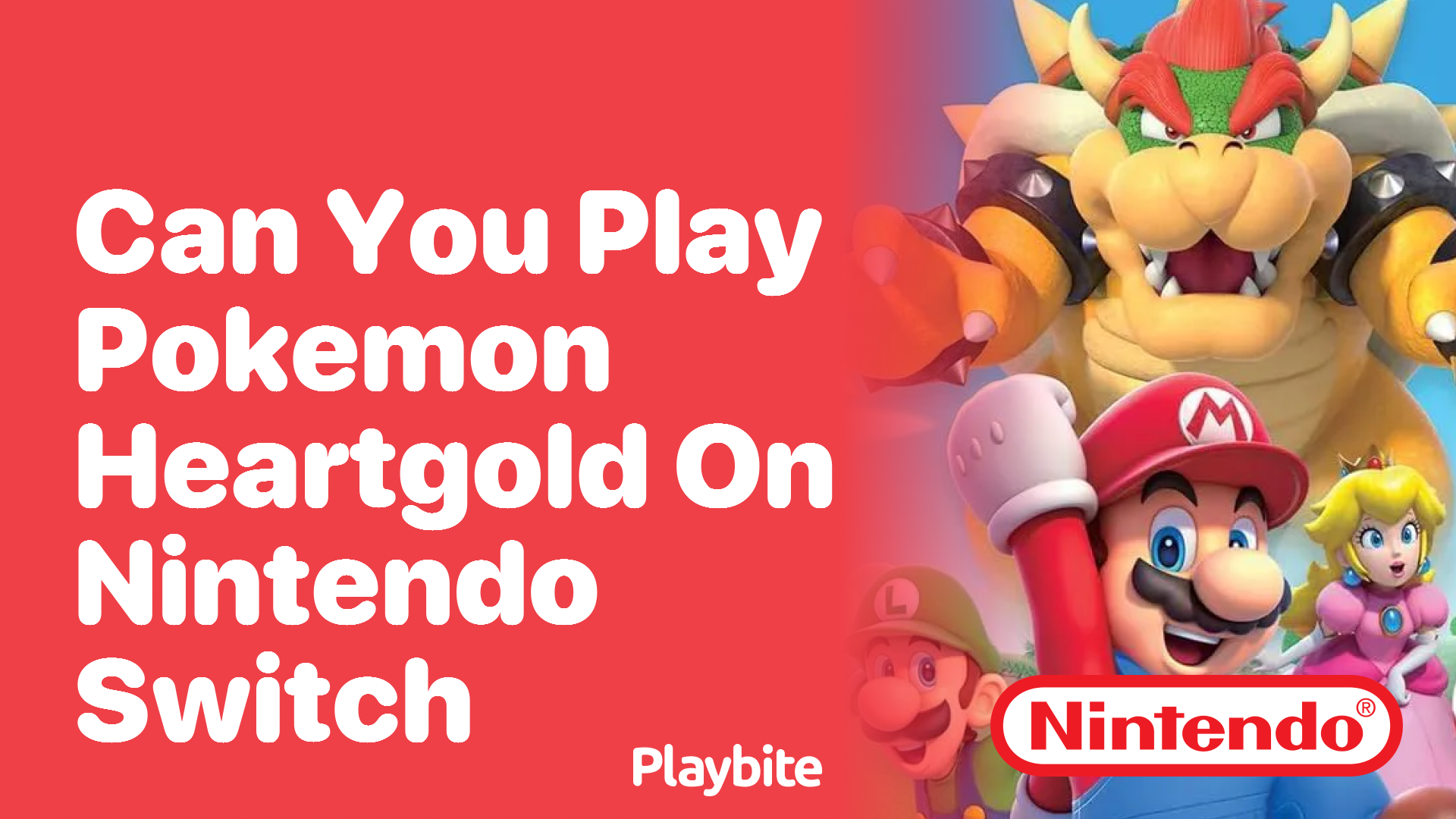 Can You Play Pokemon HeartGold on Nintendo Switch?