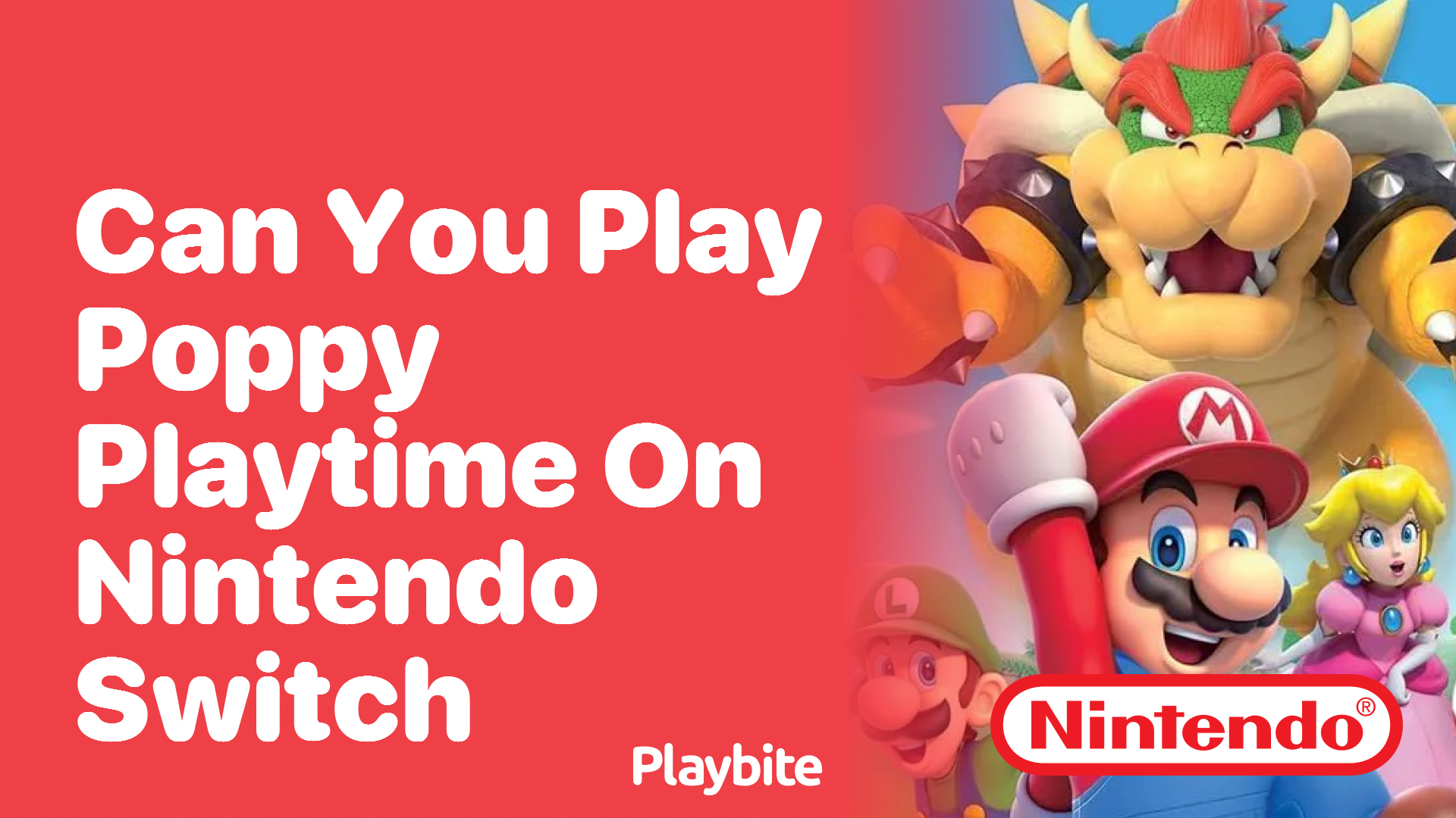Can You Play Poppy Playtime on Nintendo Switch?