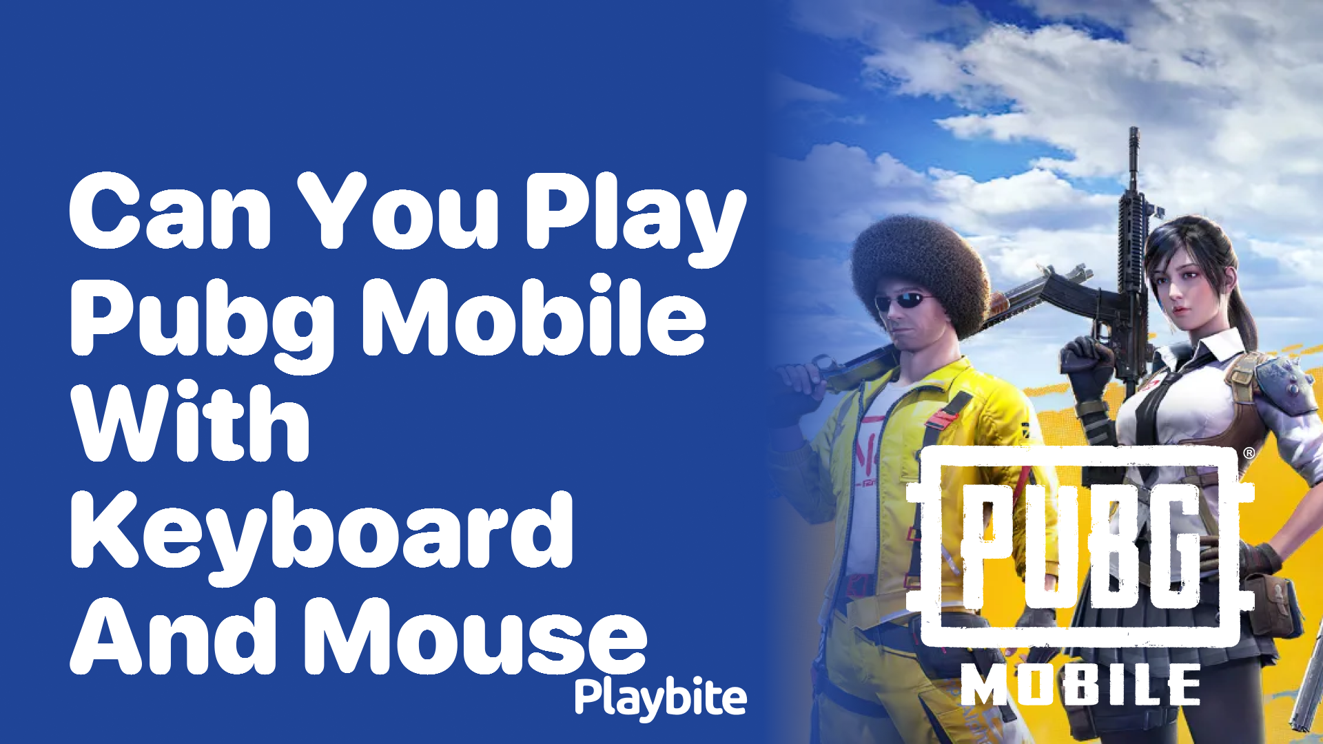 Can You Play PUBG Mobile with a Keyboard and Mouse?