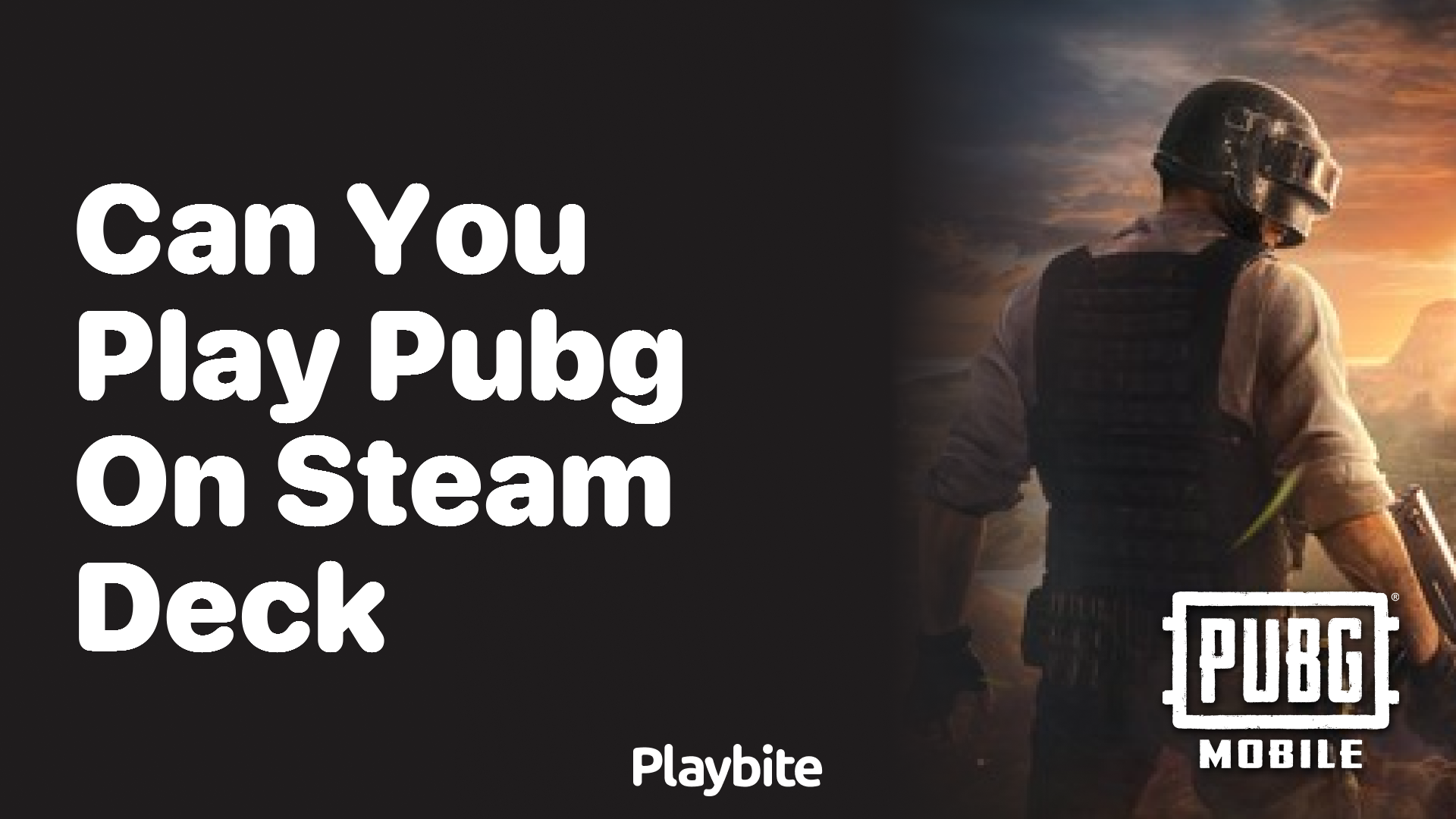 Can You Play PUBG on Steam Deck?