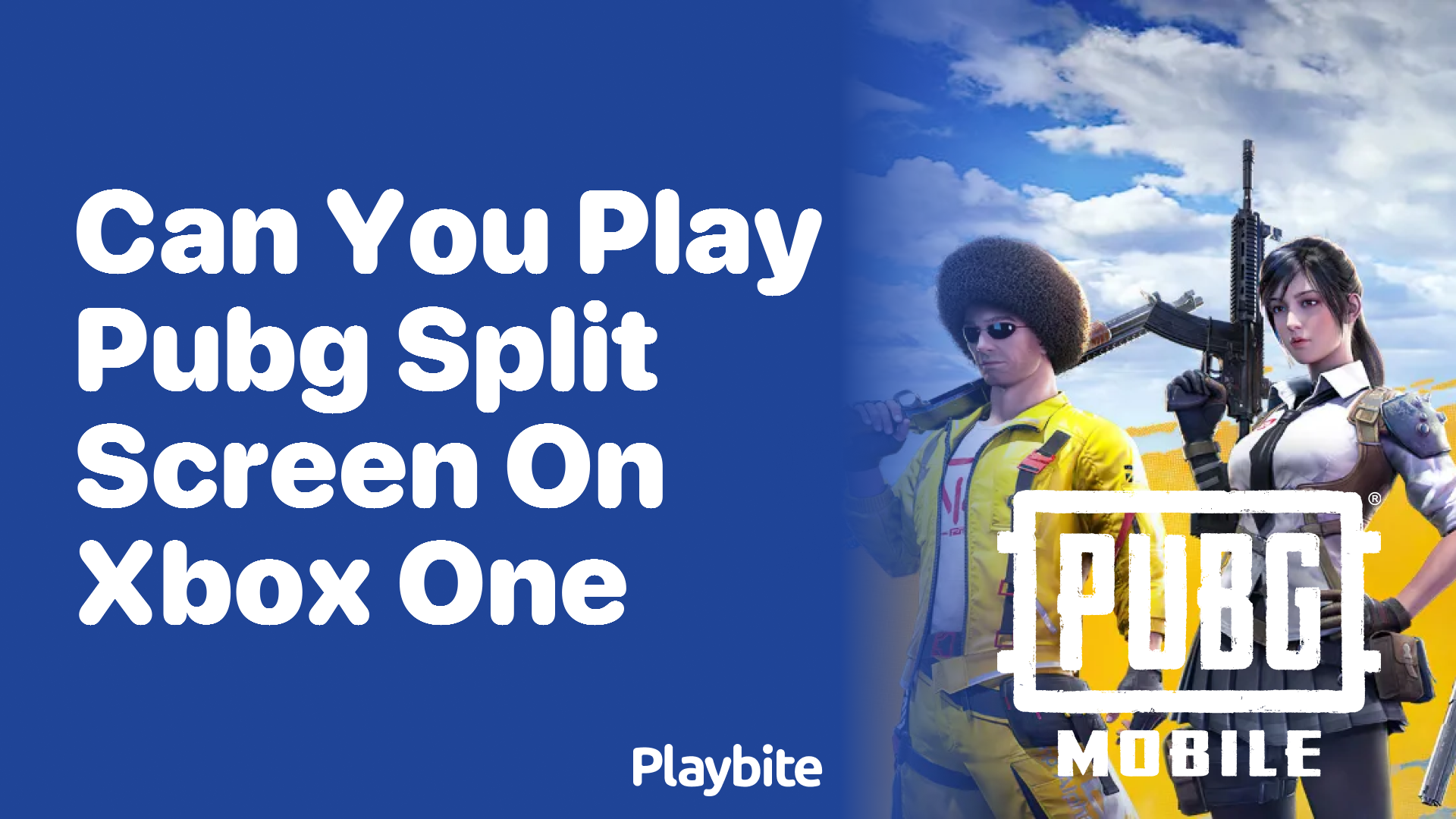 Can You Play PUBG Split Screen on Xbox One?