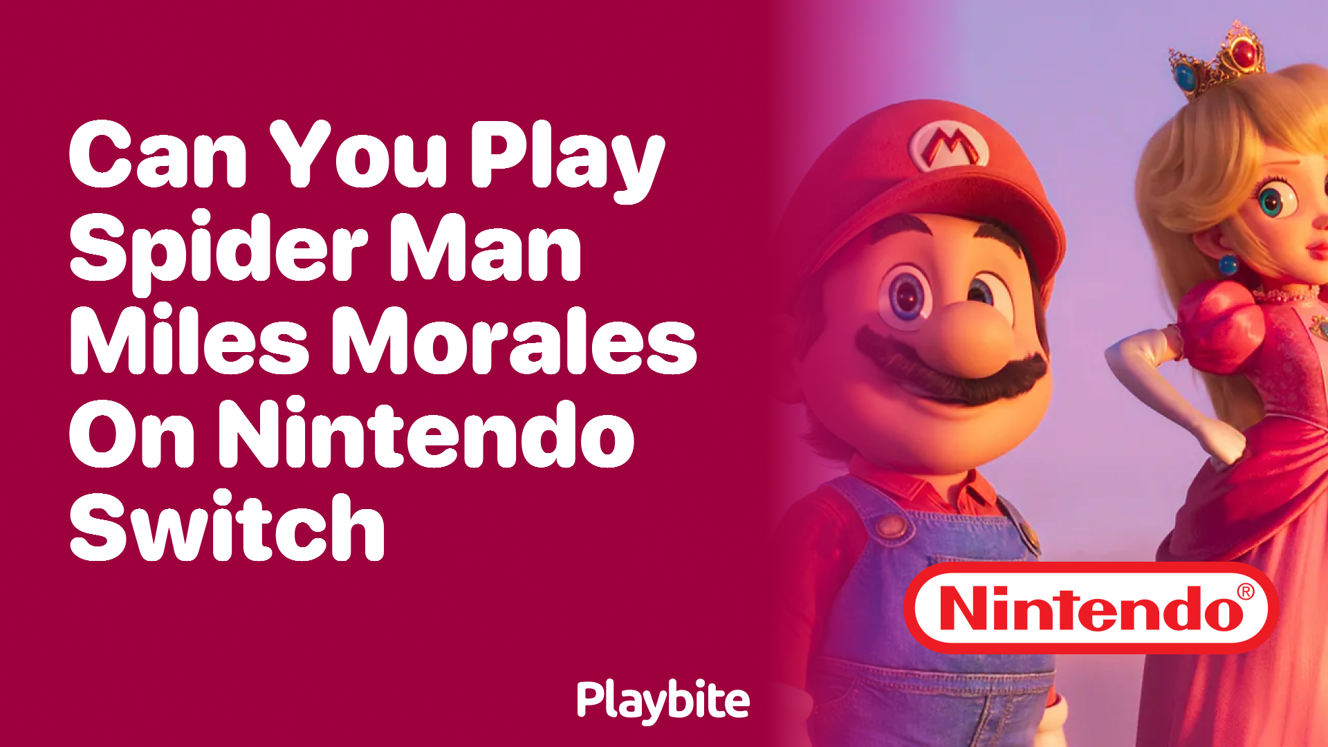 Can You Play Spider-Man: Miles Morales on Nintendo Switch?