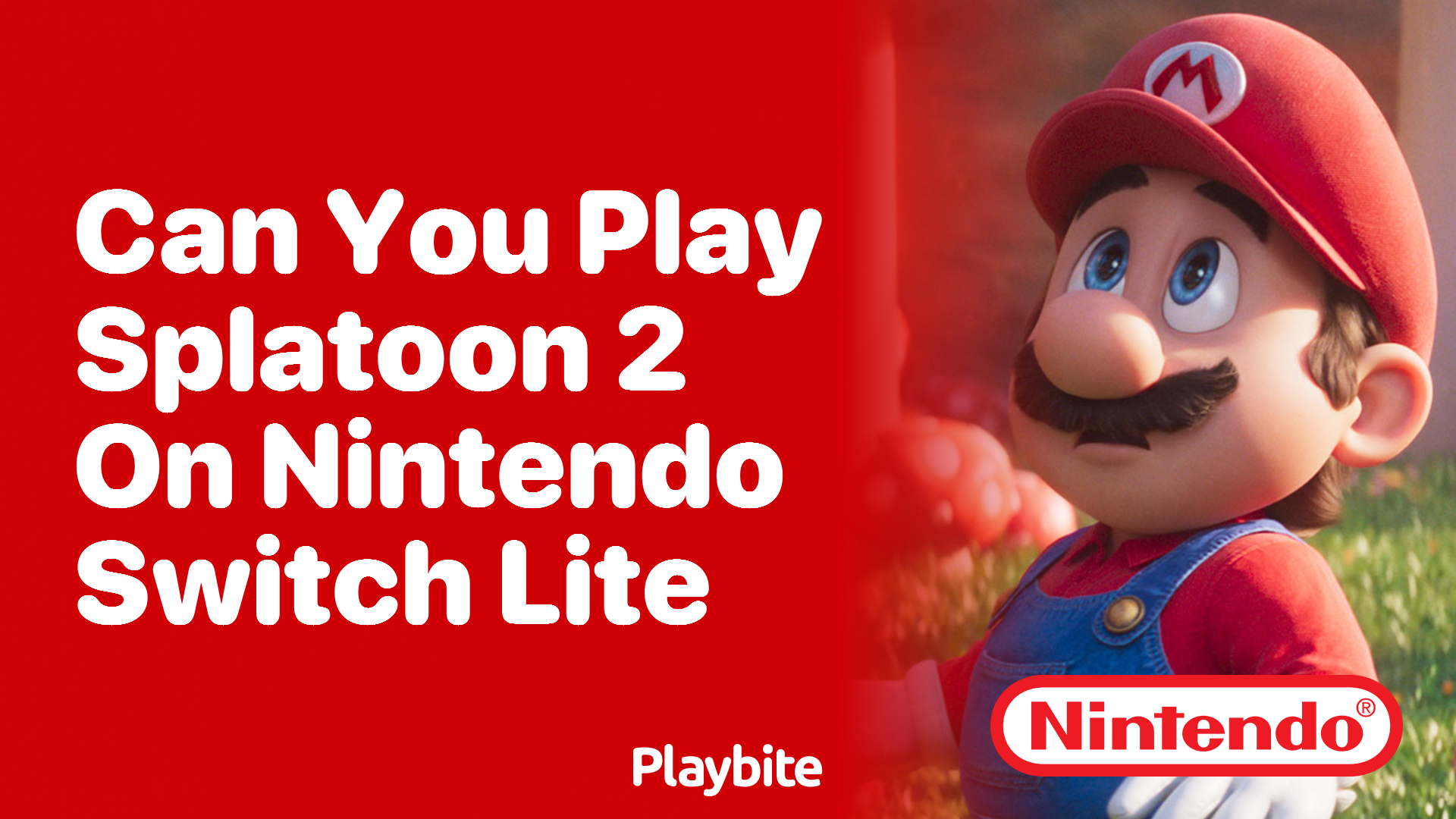 Can You Play Splatoon 2 on Nintendo Switch Lite?
