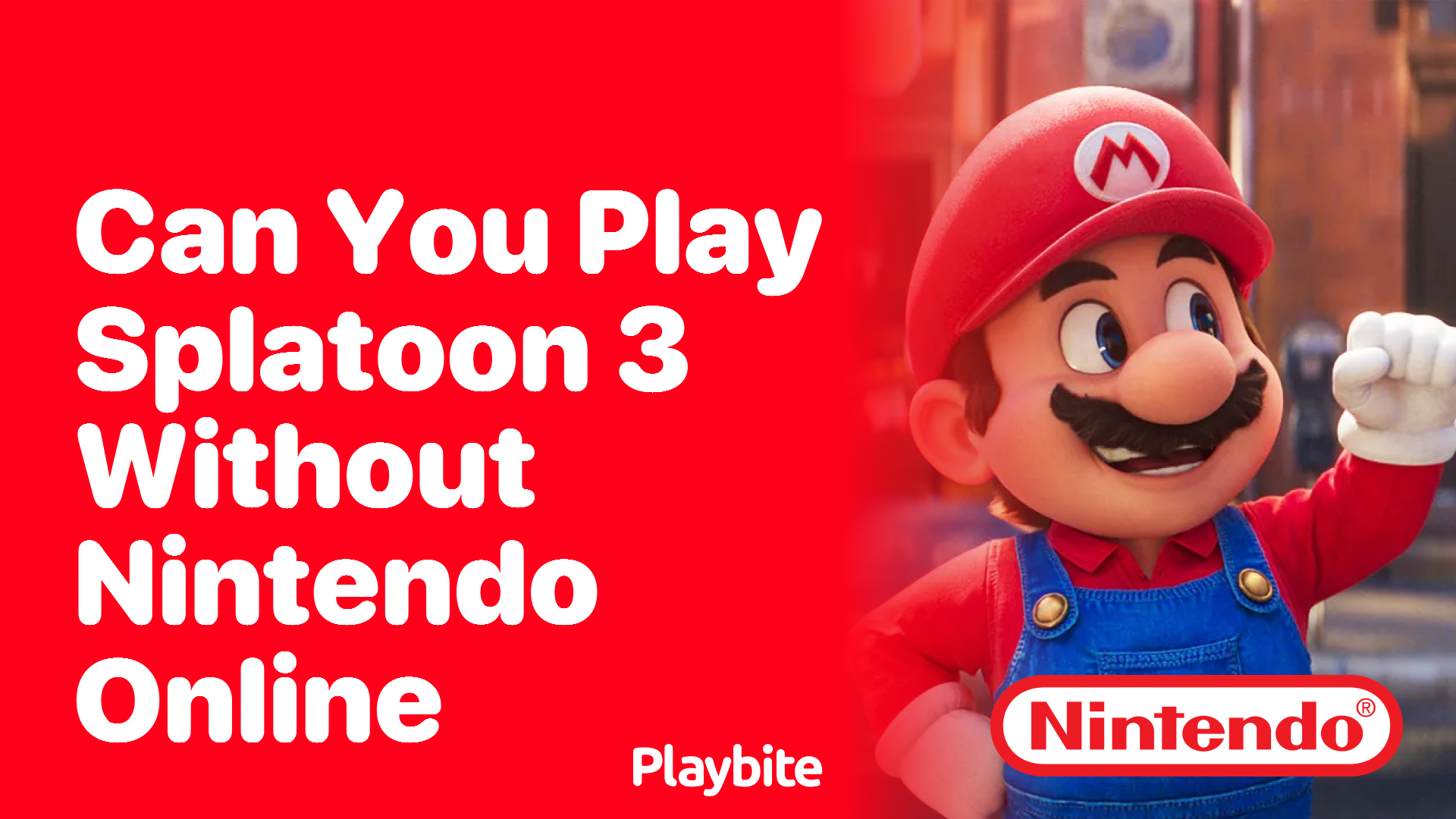 Can You Play Splatoon 3 Without Nintendo Online?