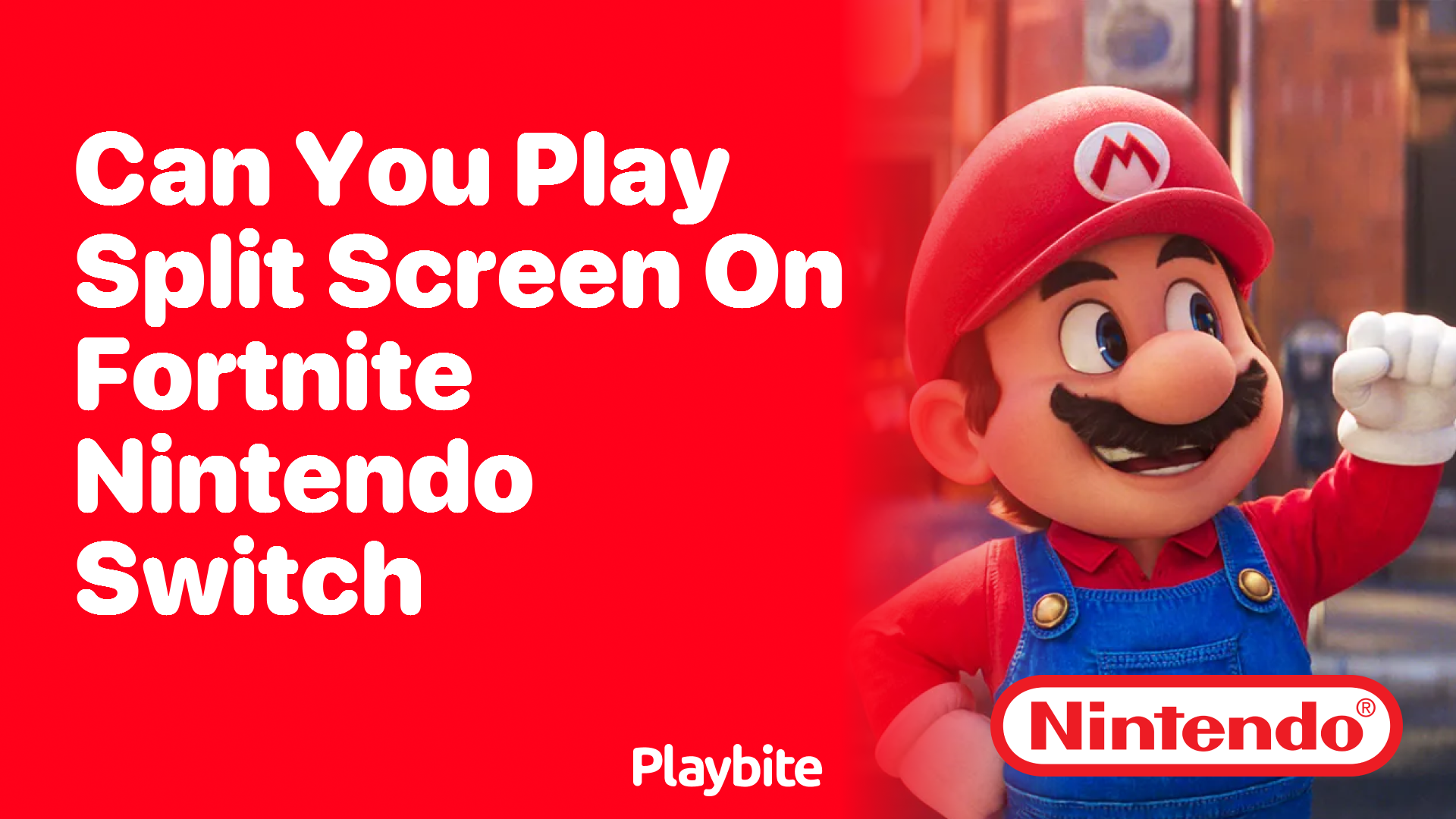 Can You Play Split Screen on Fortnite Nintendo Switch?