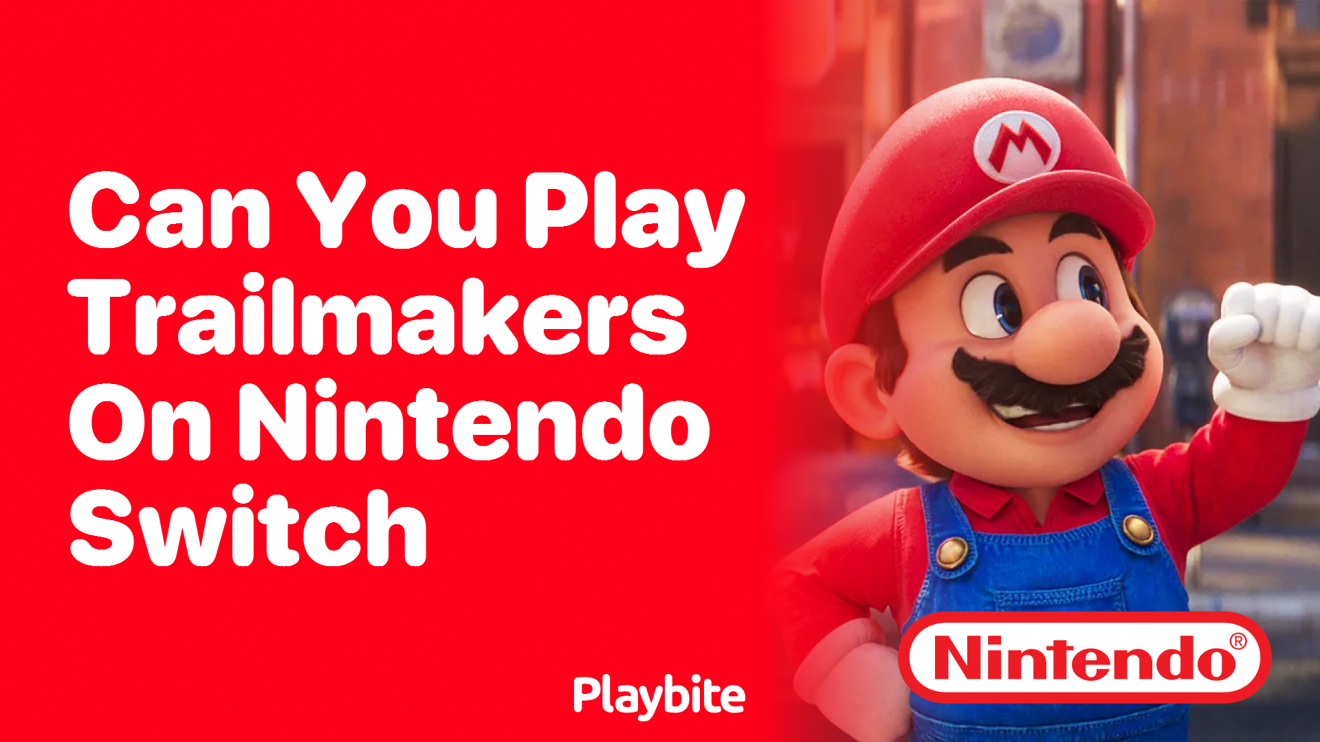 Can You Play Trailmakers on Nintendo Switch?