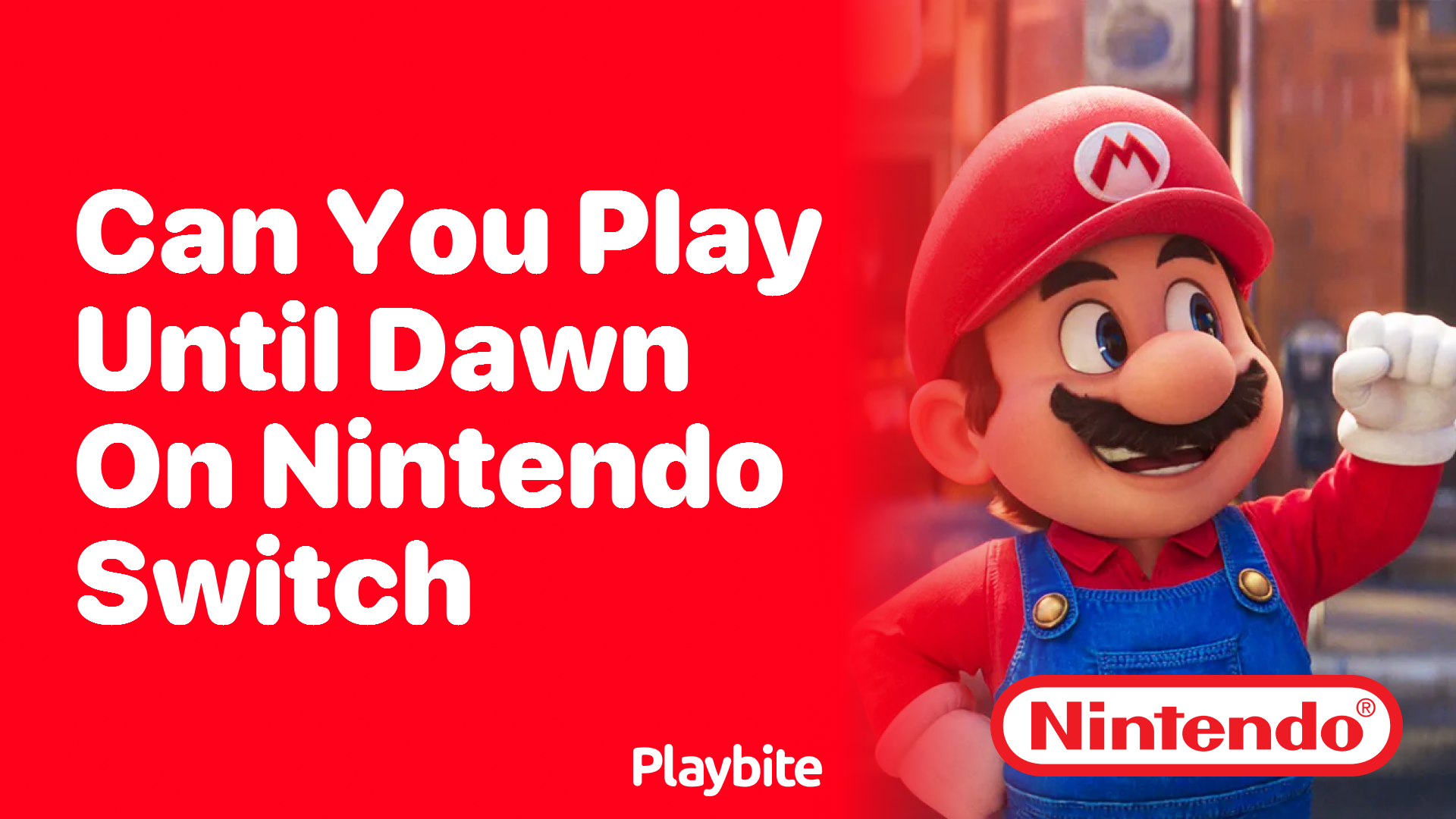 Can You Play Until Dawn on Nintendo Switch?